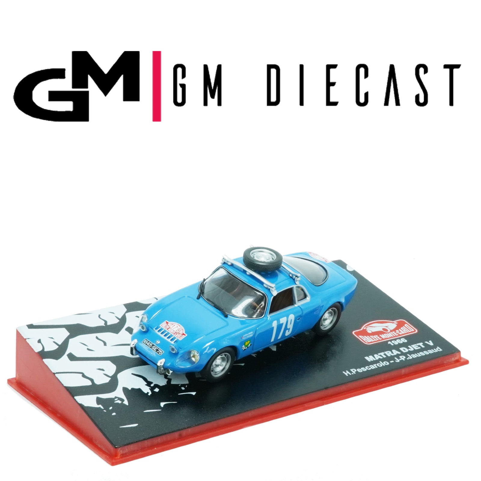 Matra DJET V #179 Rally Monte Carlo 1966 Pescarolo, Jaussaud 1/43
