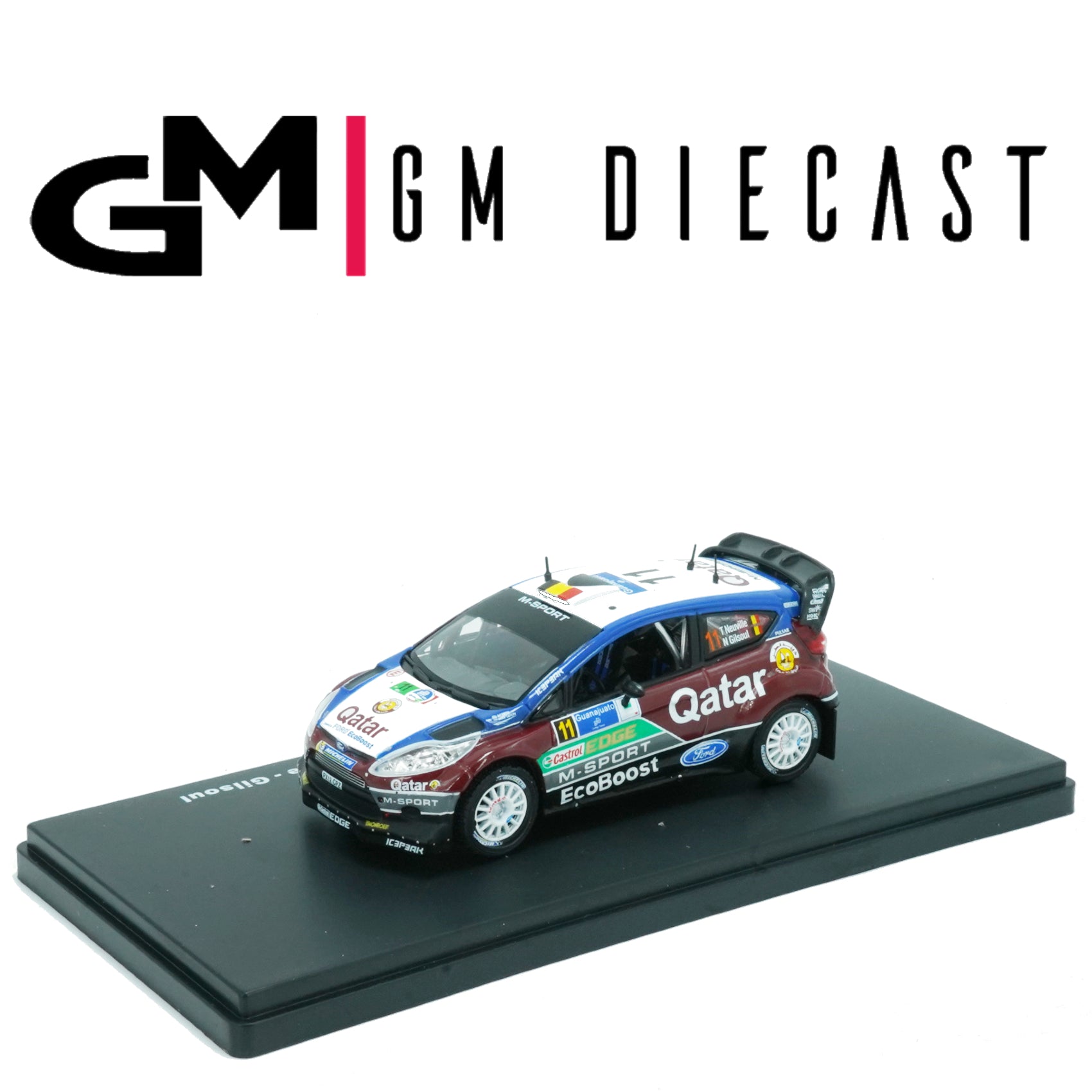 Ford Fiesta RS #11 Rally Mexico 2013 Neuville, Gilsoul 1/43