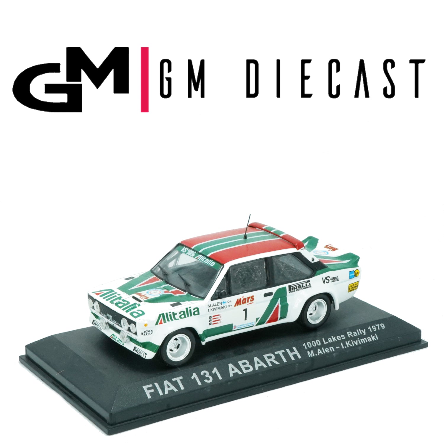 Fiat 131 Abarth #1 Rally 1000 Lakes 1979 Alen, Kivimaki 1/43