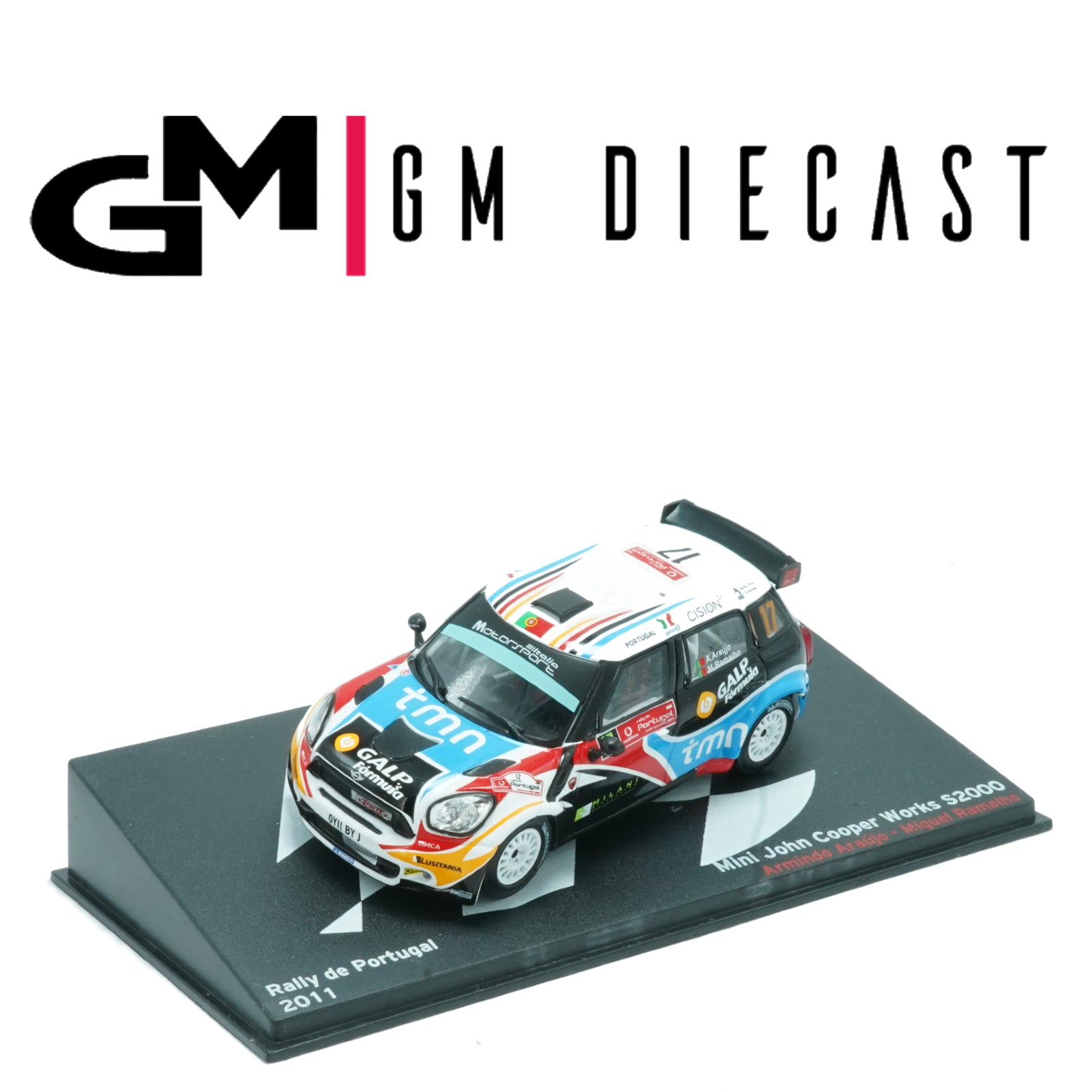 Mini John Cooper S2000 #17 Rally de Portugal 2011 Araujo, Ramalho 1/43