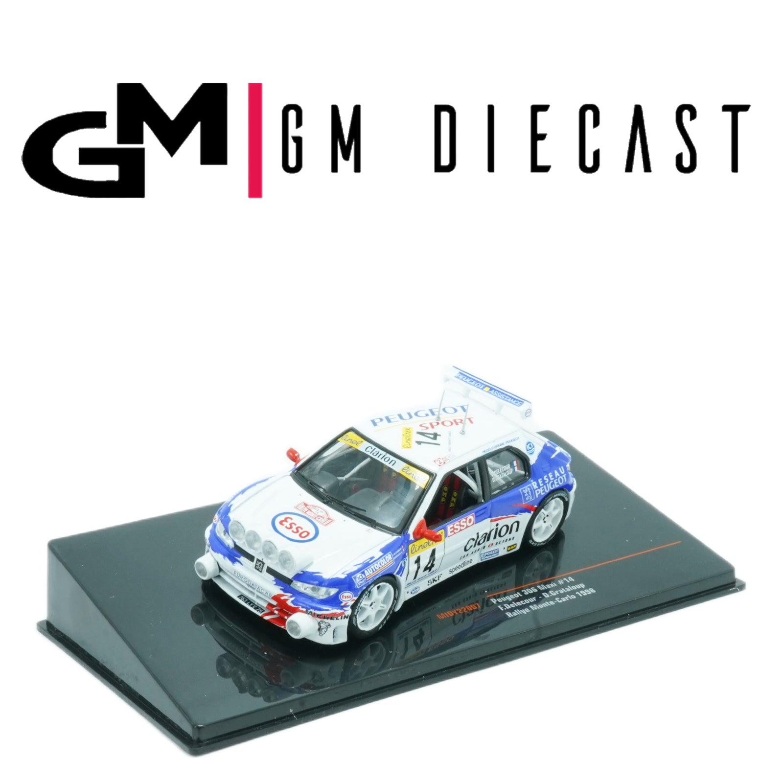 Peugeot 306 Maxi #14 Rally Monte Carlo 1998 Delecour, Grataloup 1/43