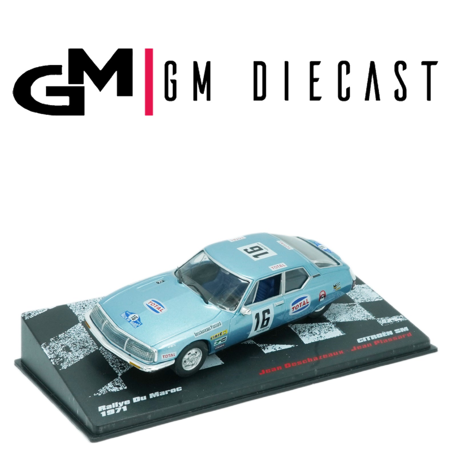 Citroen SM #16 Rally Du Maroc 1971 Deschazeaux, Plassard 1/43