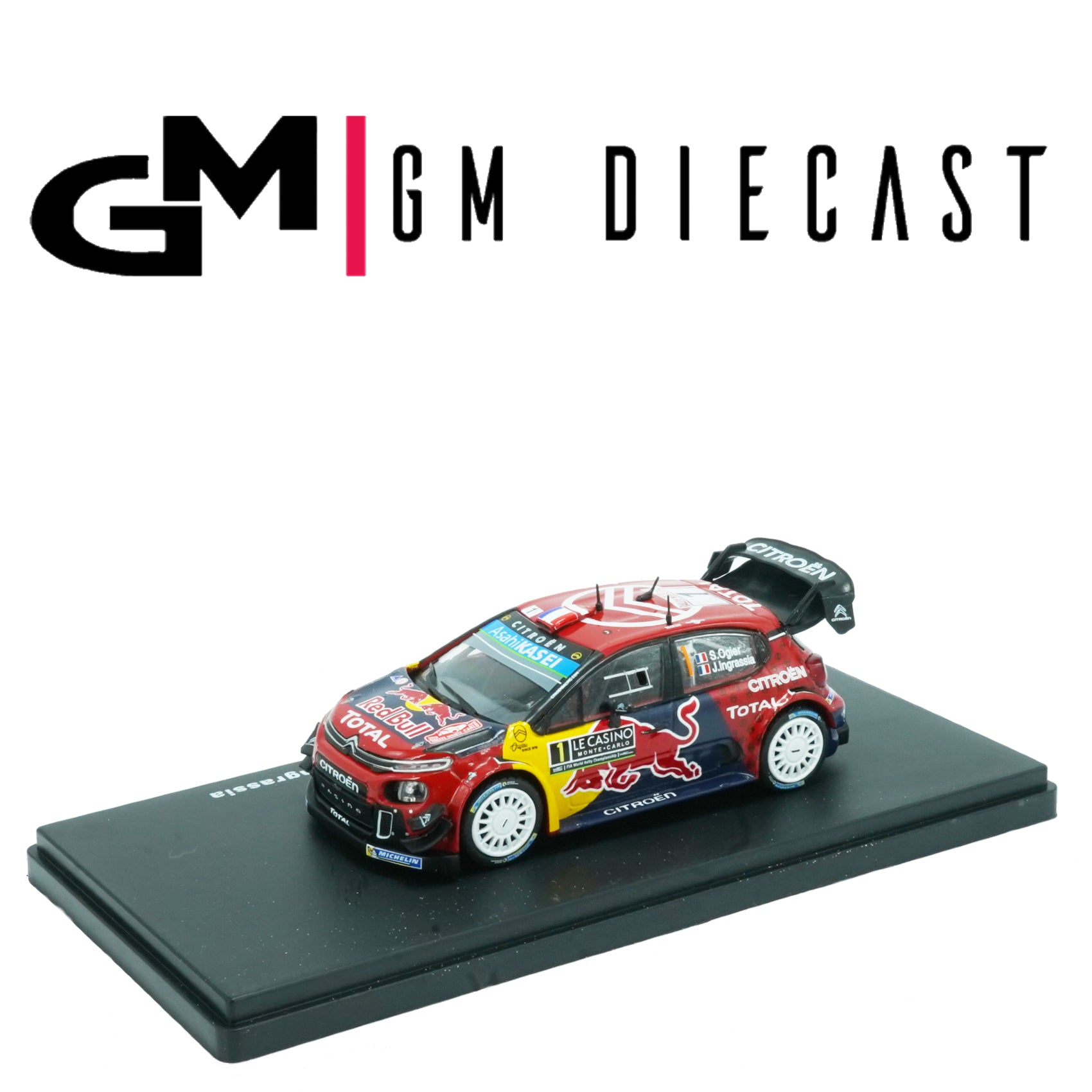 Citroen C3 #1 Rally Monte Carlo 2019 Ogier, Ingrassia 1/43