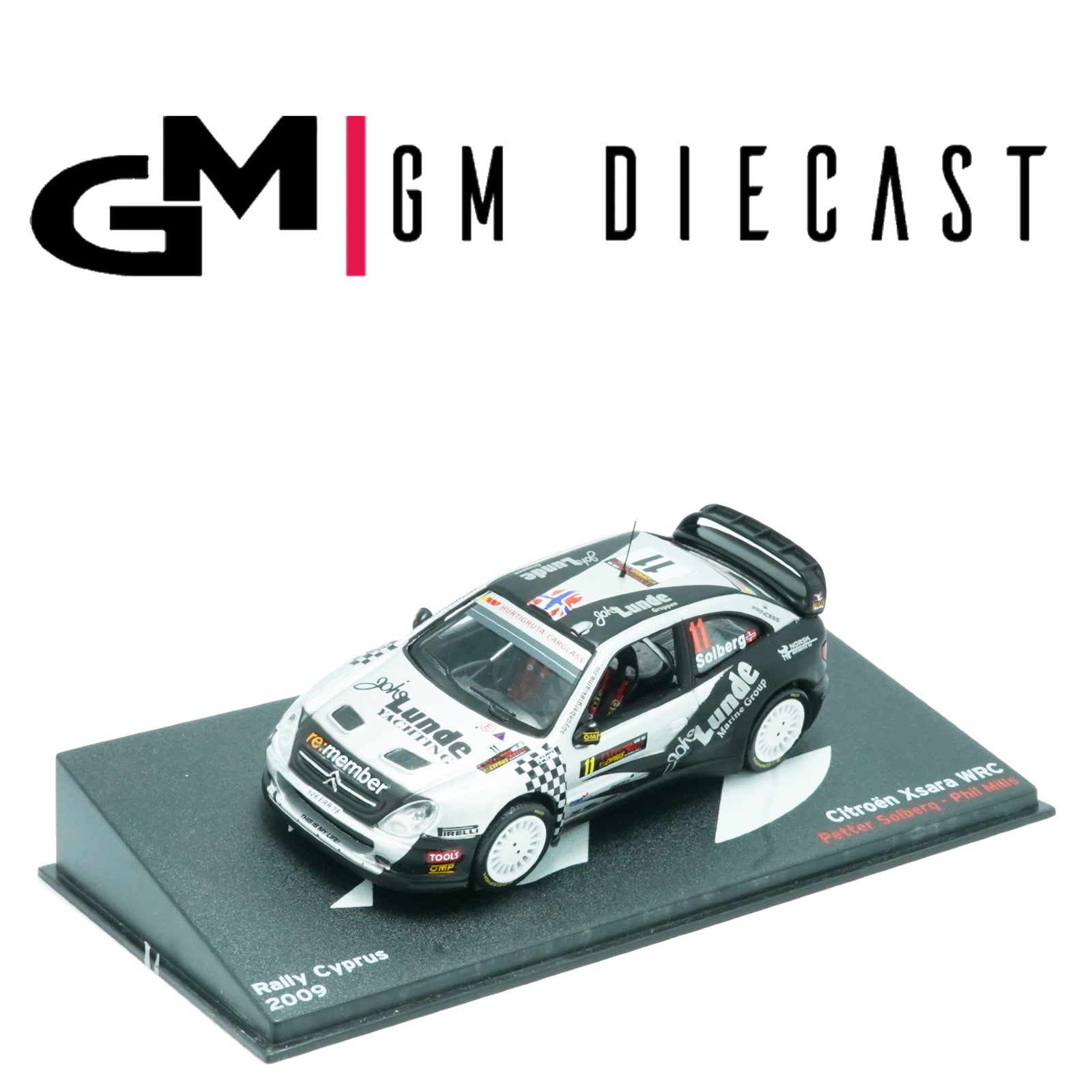 Citroen Xsara #11 Rally Cyprus 2009 Solberg, Mills 1/43