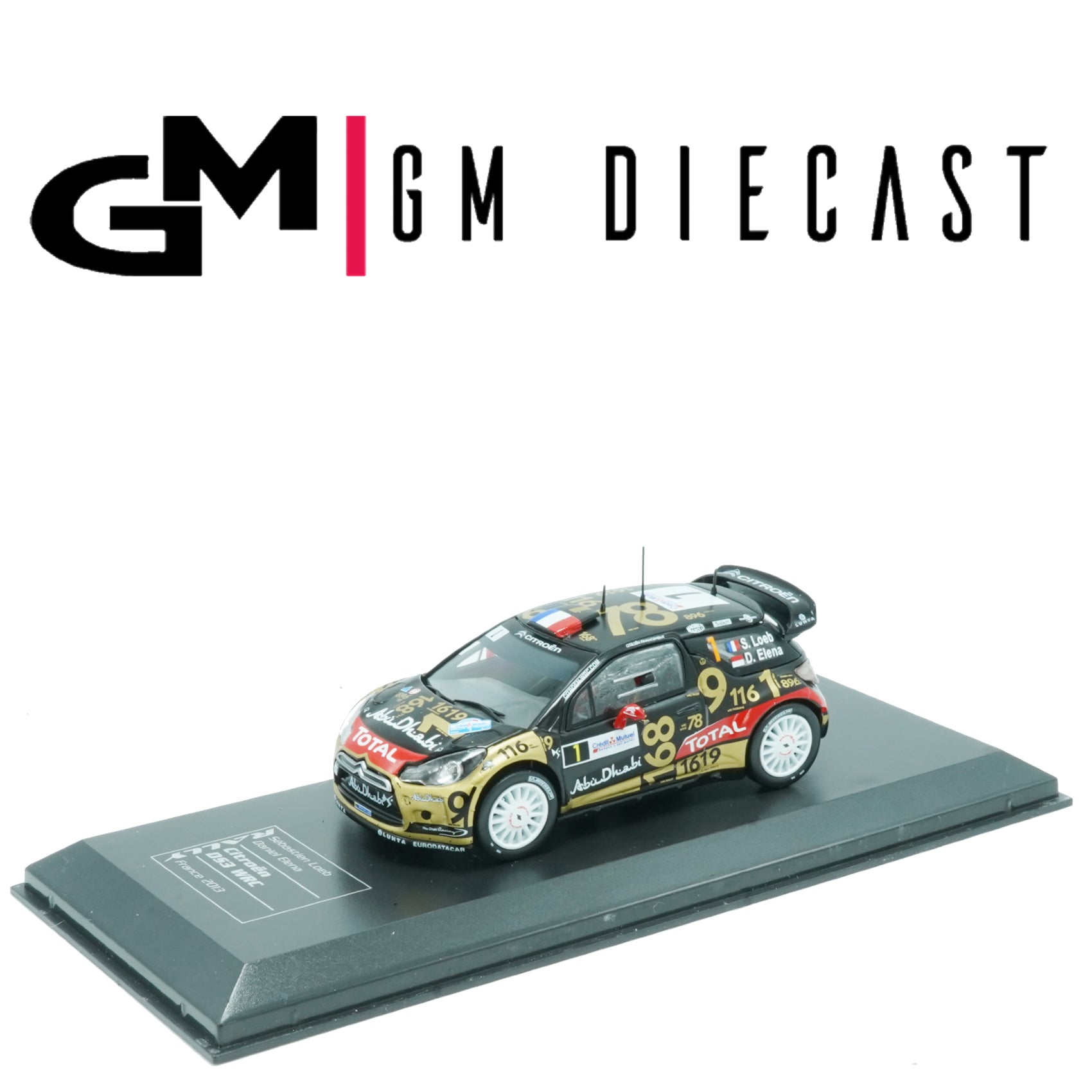 Citroen DS3 #1 Rally France 2013 Loeb, Elena 1/43