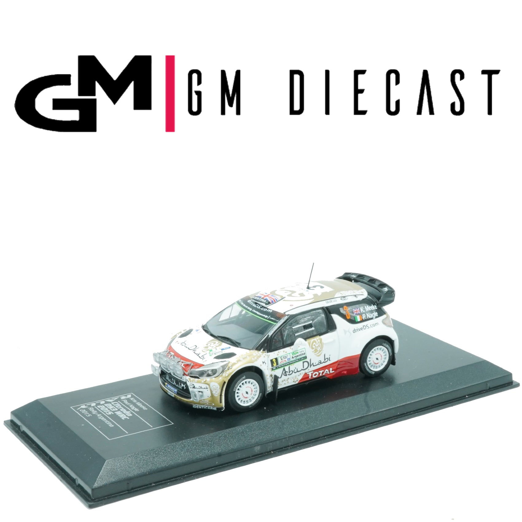 Citroen DS3 #3 Rally Argentina 2015 Meeke, Nagle 1/43