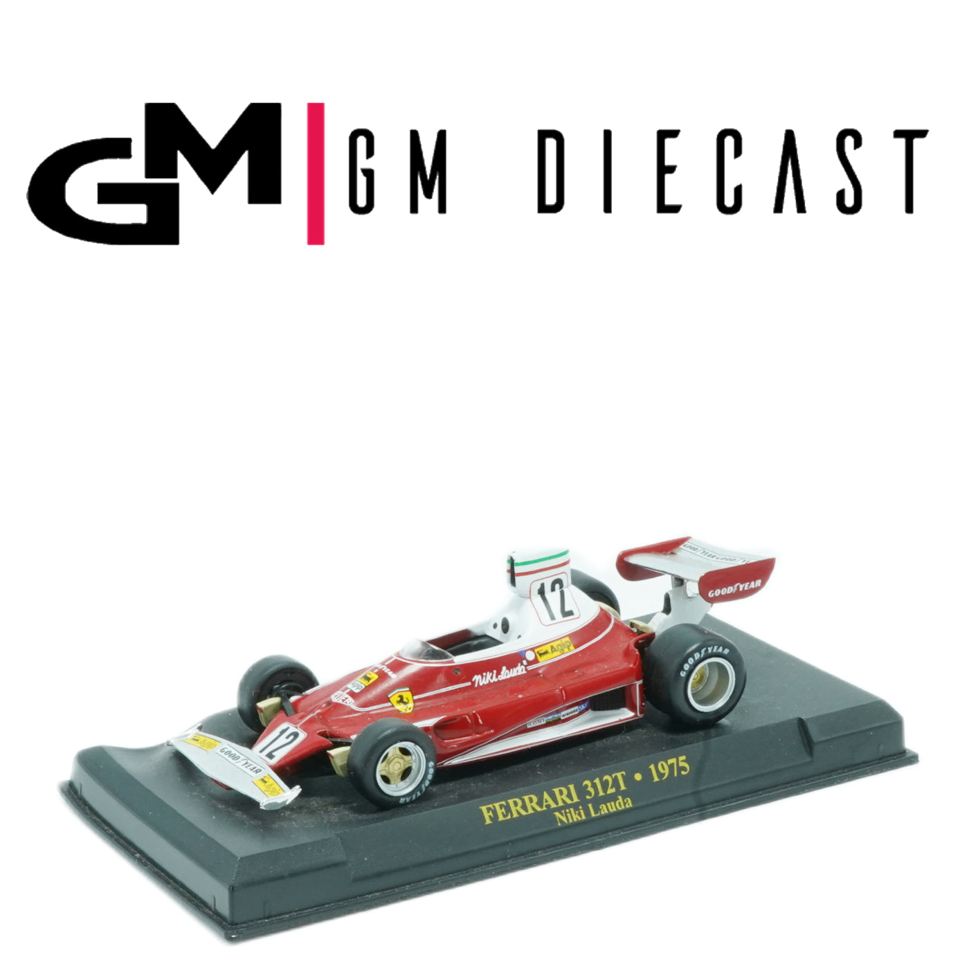 Ferrari 312T #12 Season 1975 Lauda 1/43 *Defect Base