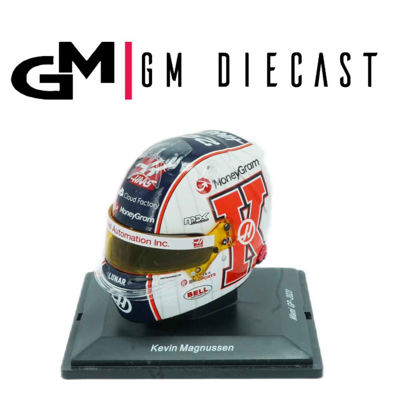 Magnussen GP Miami 2023 Helmet 1/5