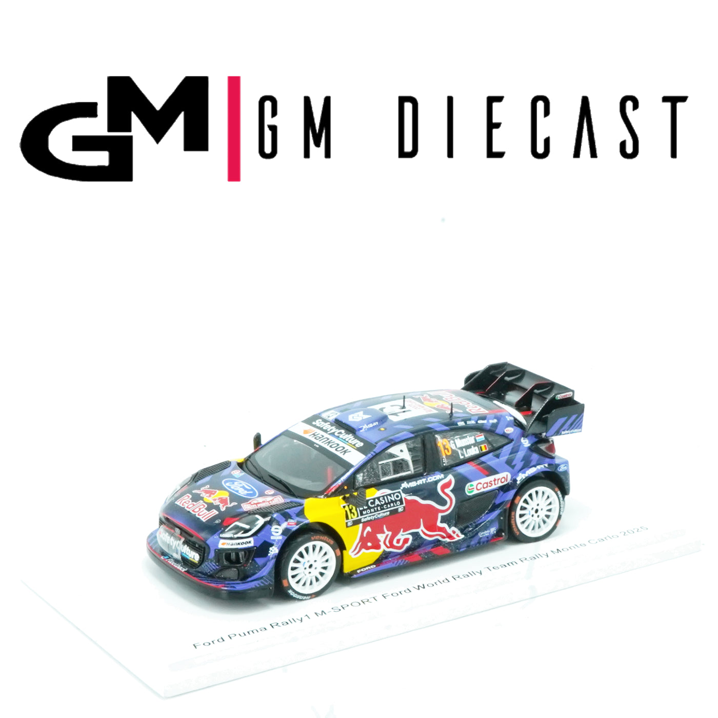 Ford Puma M-Sport #13 Rally Monte Carlo 2025 Munster, Louka 1/43