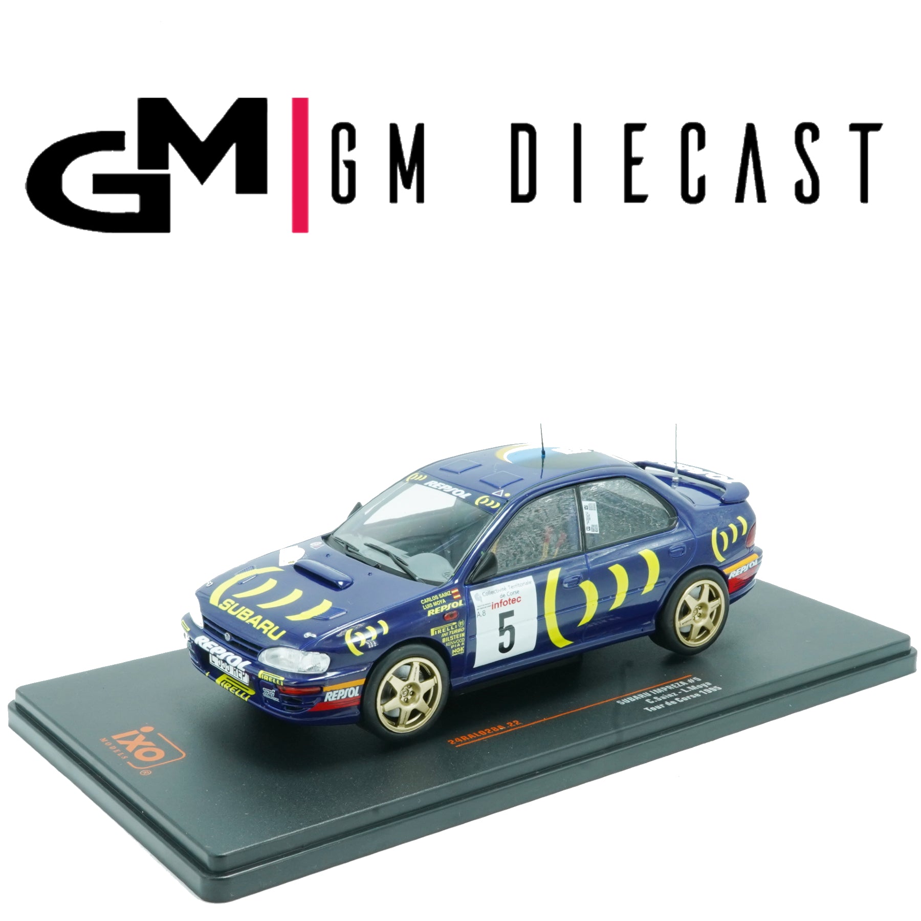 Subaru Impreza #5 Rally Tour de Corse 1995 Sainz, Moya 1/24