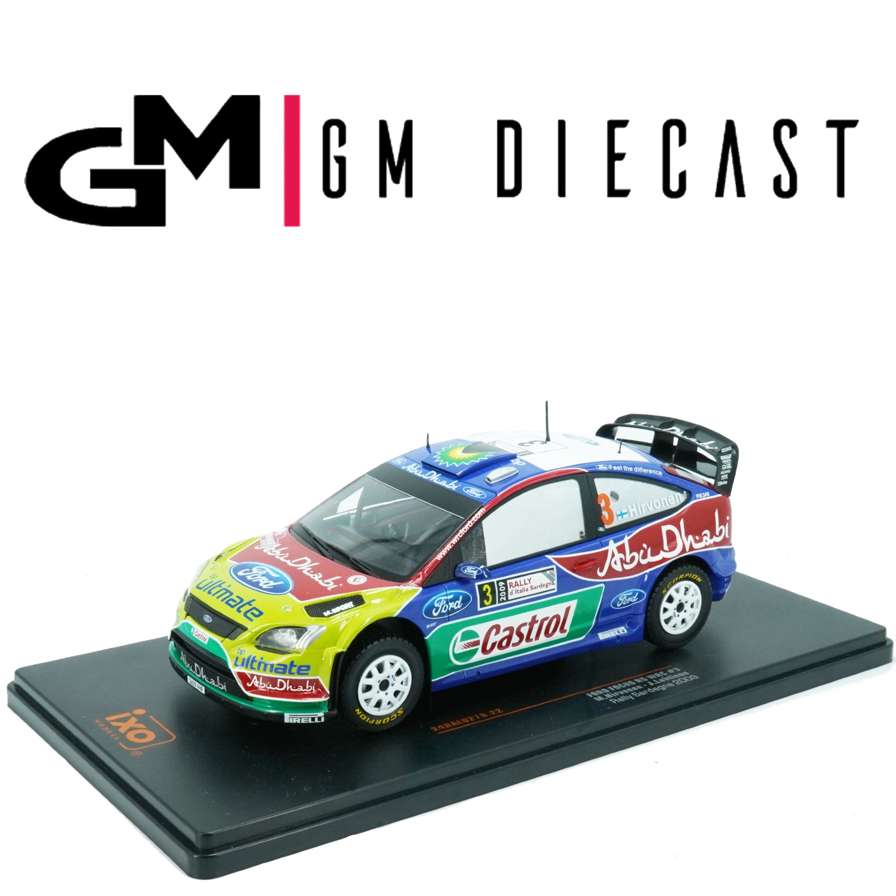 Ford Focus RS #3 Rally Sardegna 2009 Hirvonen, Lehtinen 1/24
