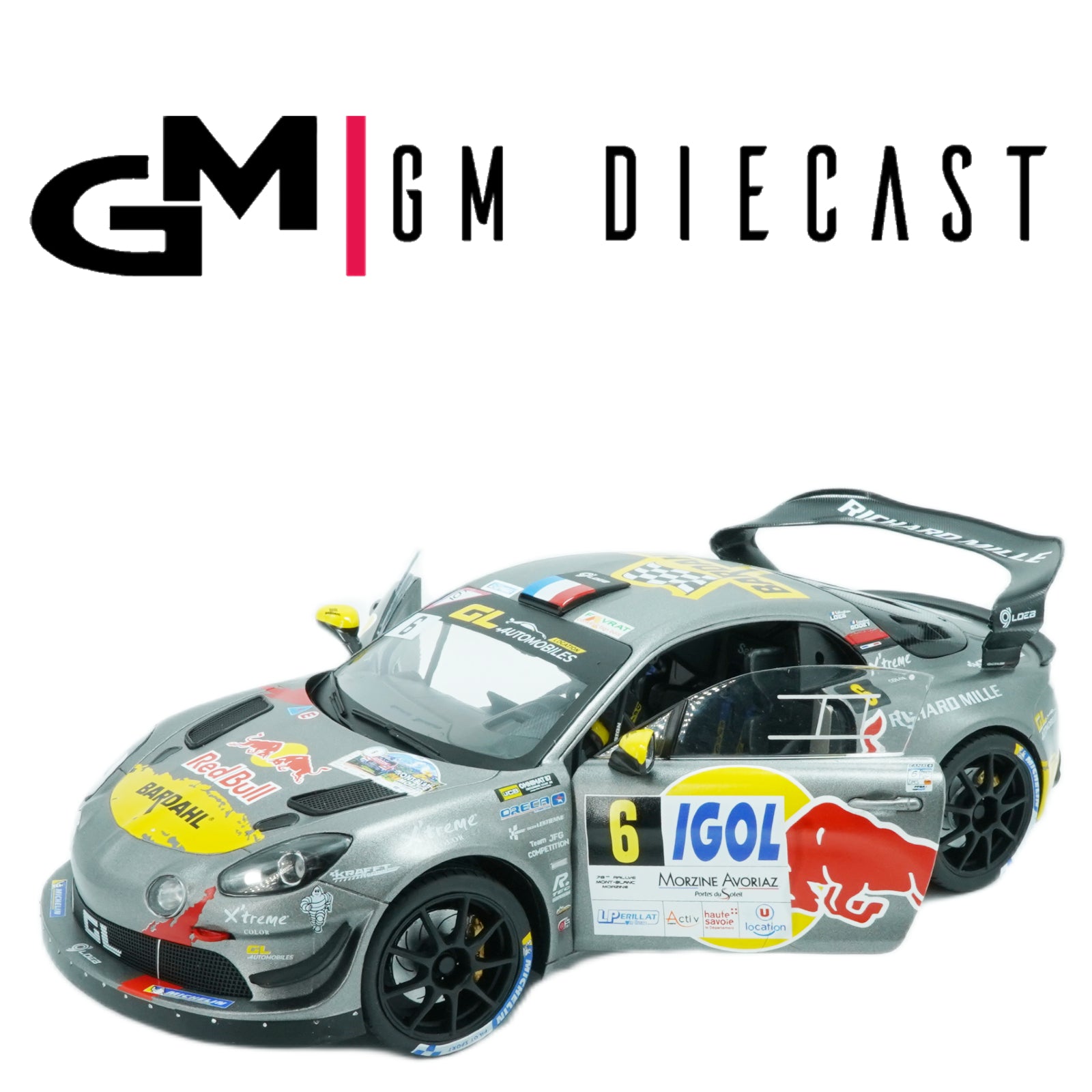 Alpine A110 #6 Rally Du Mont-Blanc 2024 Loeb, Godey 1/18