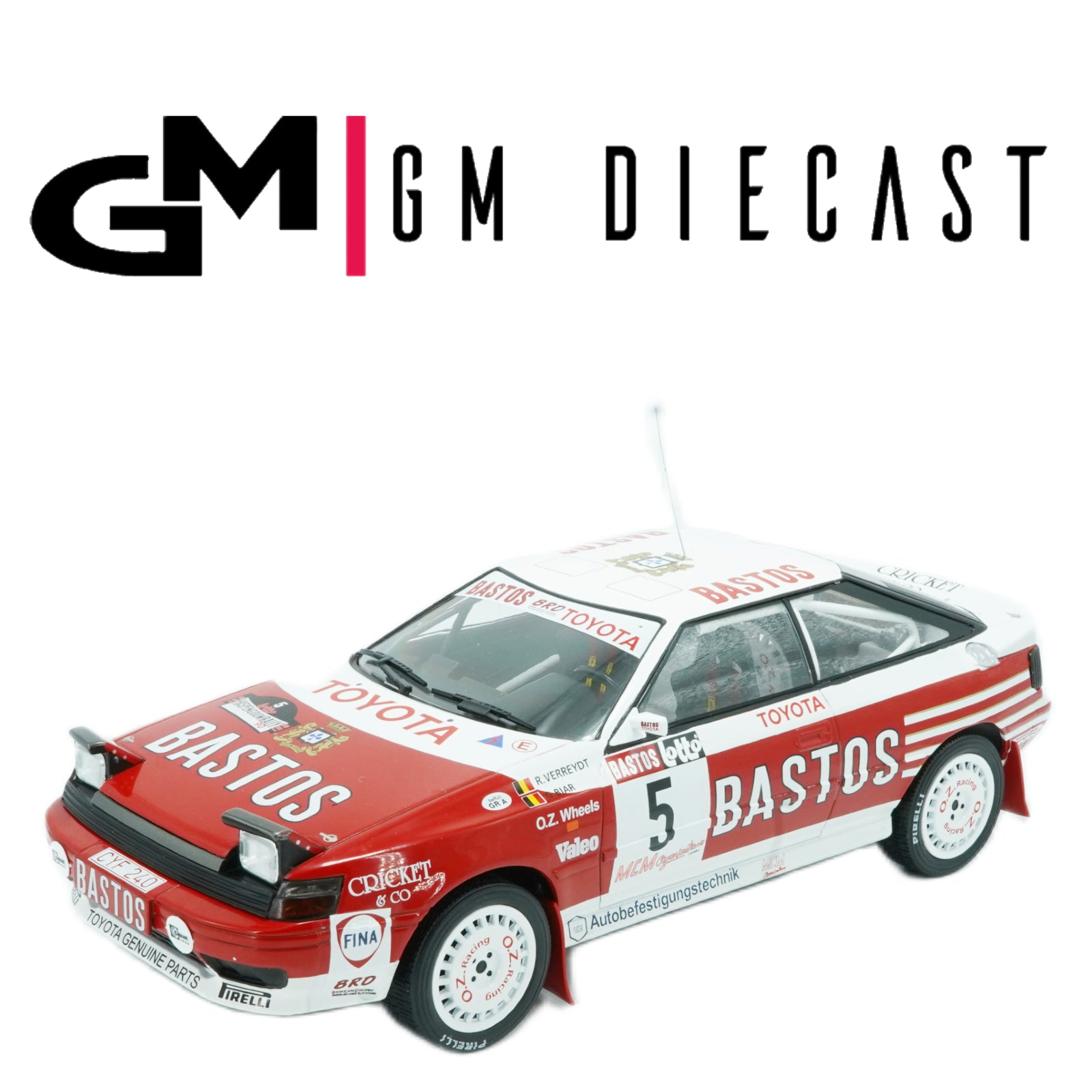 Toyota Celica GT-Four ST165 #5 Rally Haspengouw 1990 Verreydt, Biar 1/18