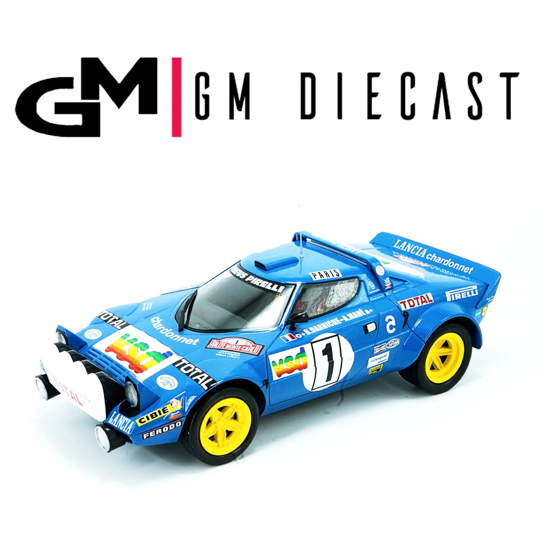Lancia Chardonnet #1 Monte Carlo 1980 B.Darniche/A.Mahé 1:18