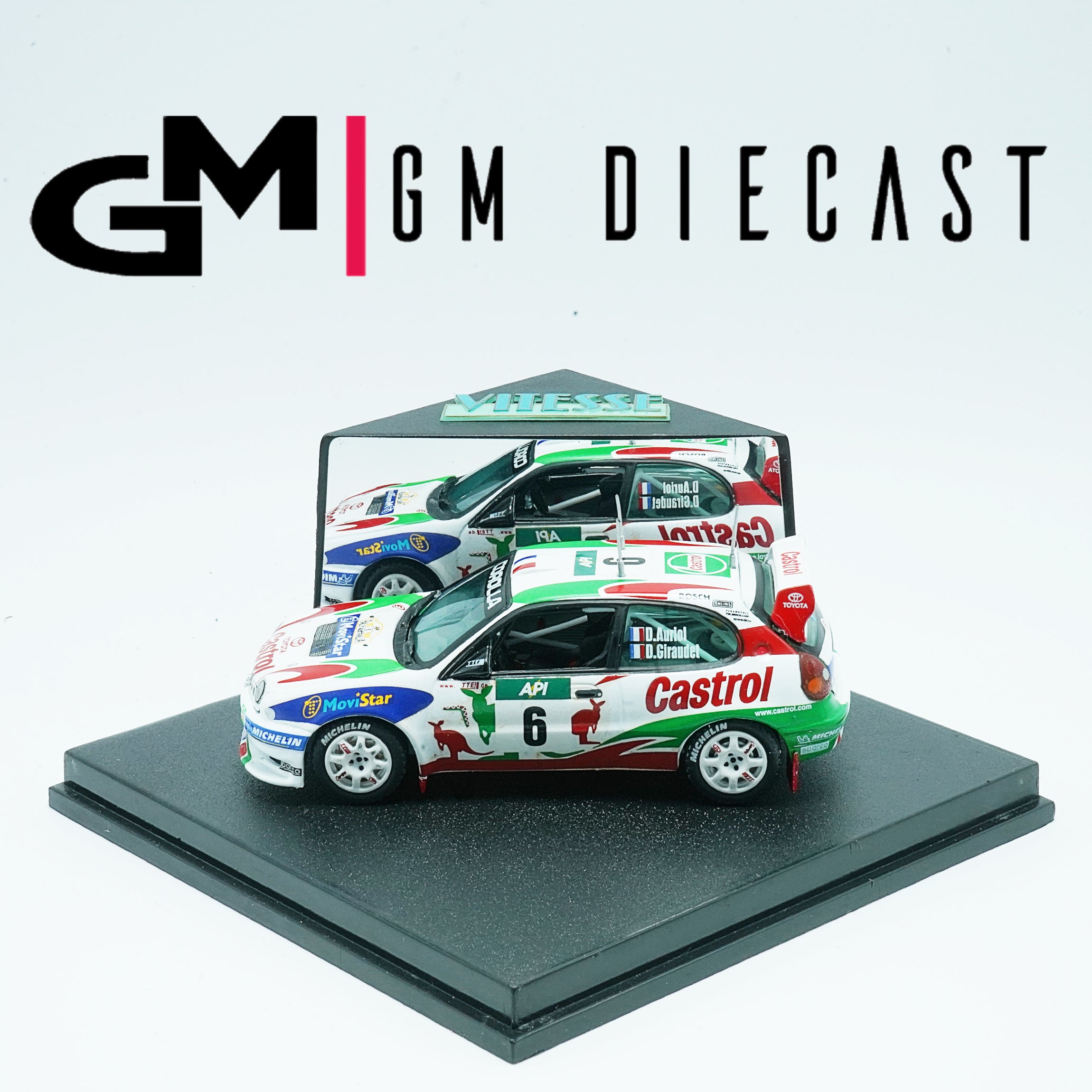 Toyota Corolla WRC #6 rally Australia 1998 D.Auriol/D.Giraudet 1:43