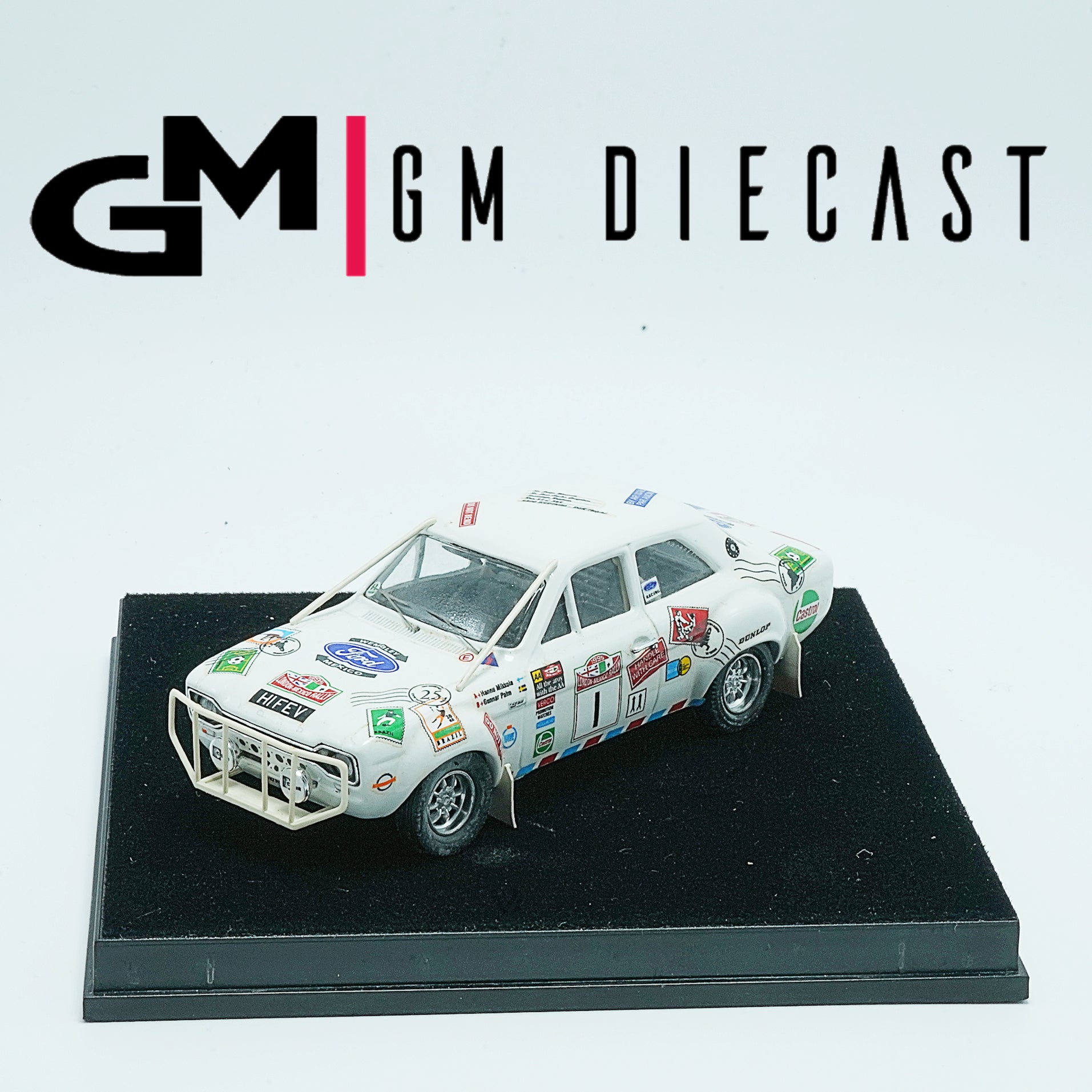 Ford Escort MKI #1 London Mexico Rally 1995 Mikkola, Palm 1/43