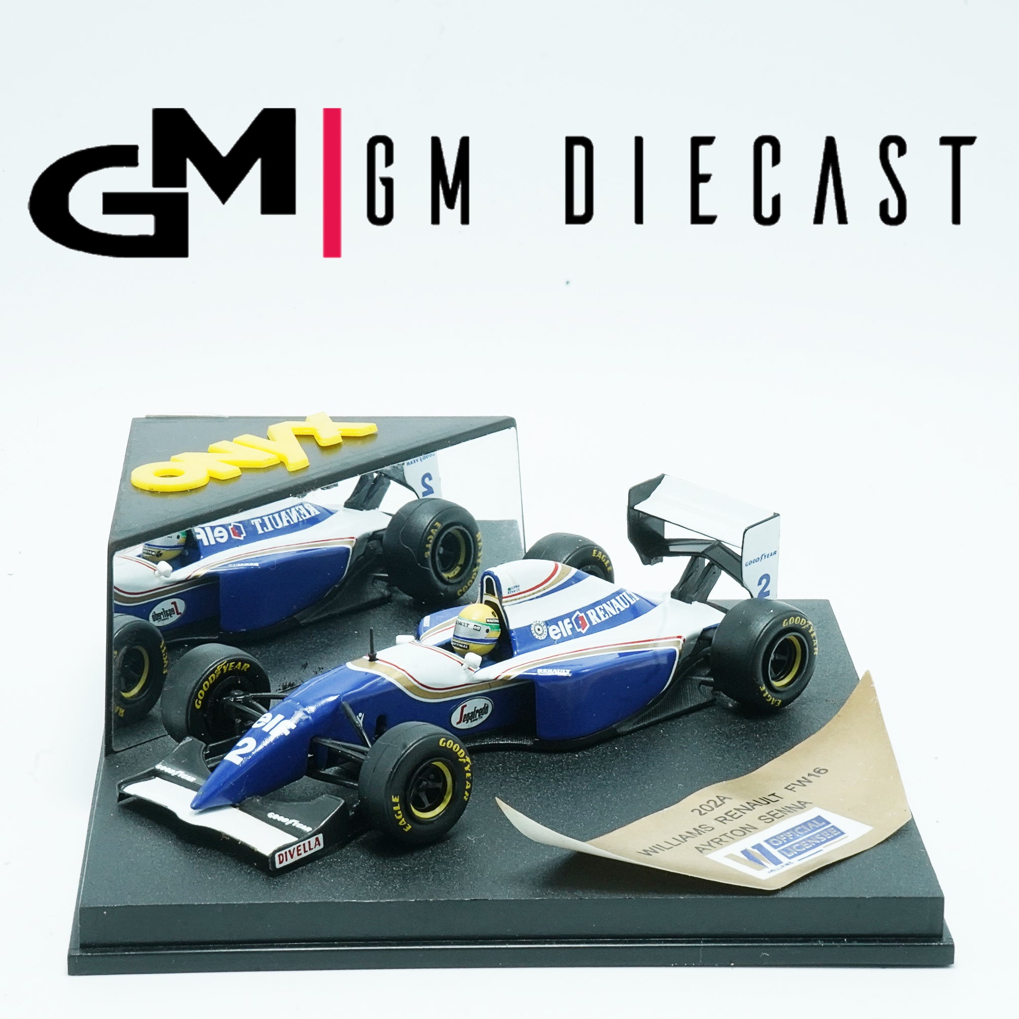 Williams Renault fw16 #2 Ayrton Senna 1:43 – GM Diecast
