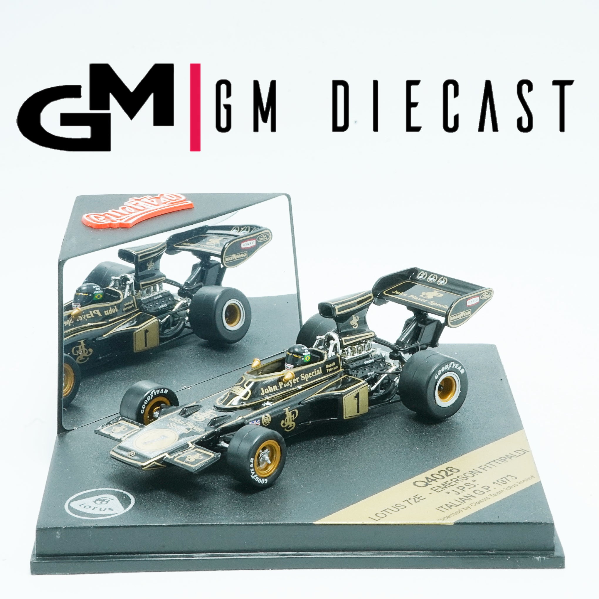 Lotus 72E #1 Italia G.P. 1973 E.Fittipaldi "J.P.S" 1:43