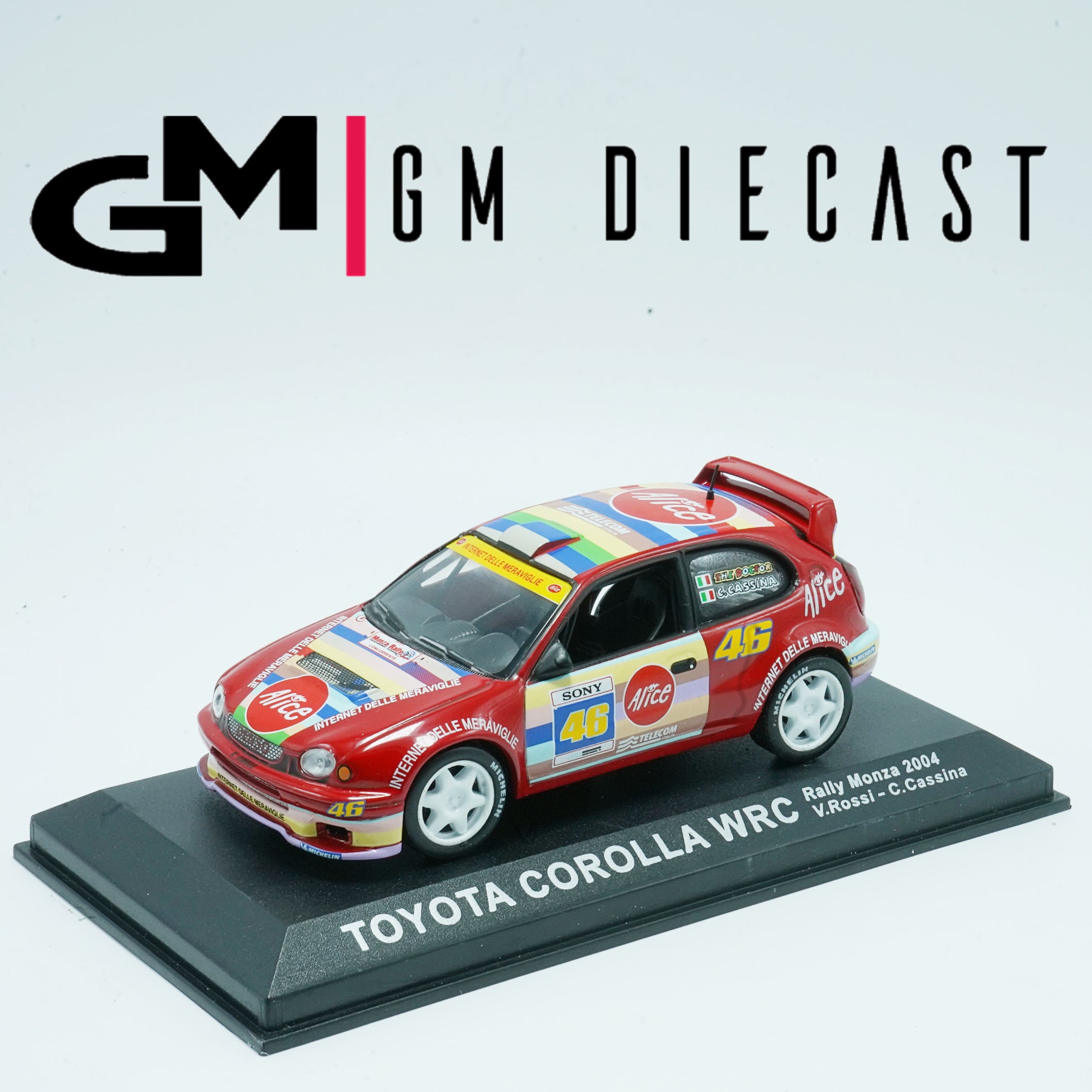 Toyota Corolla #46 Rally Monza 2004 V.Rossi/C.Cassina 1/43