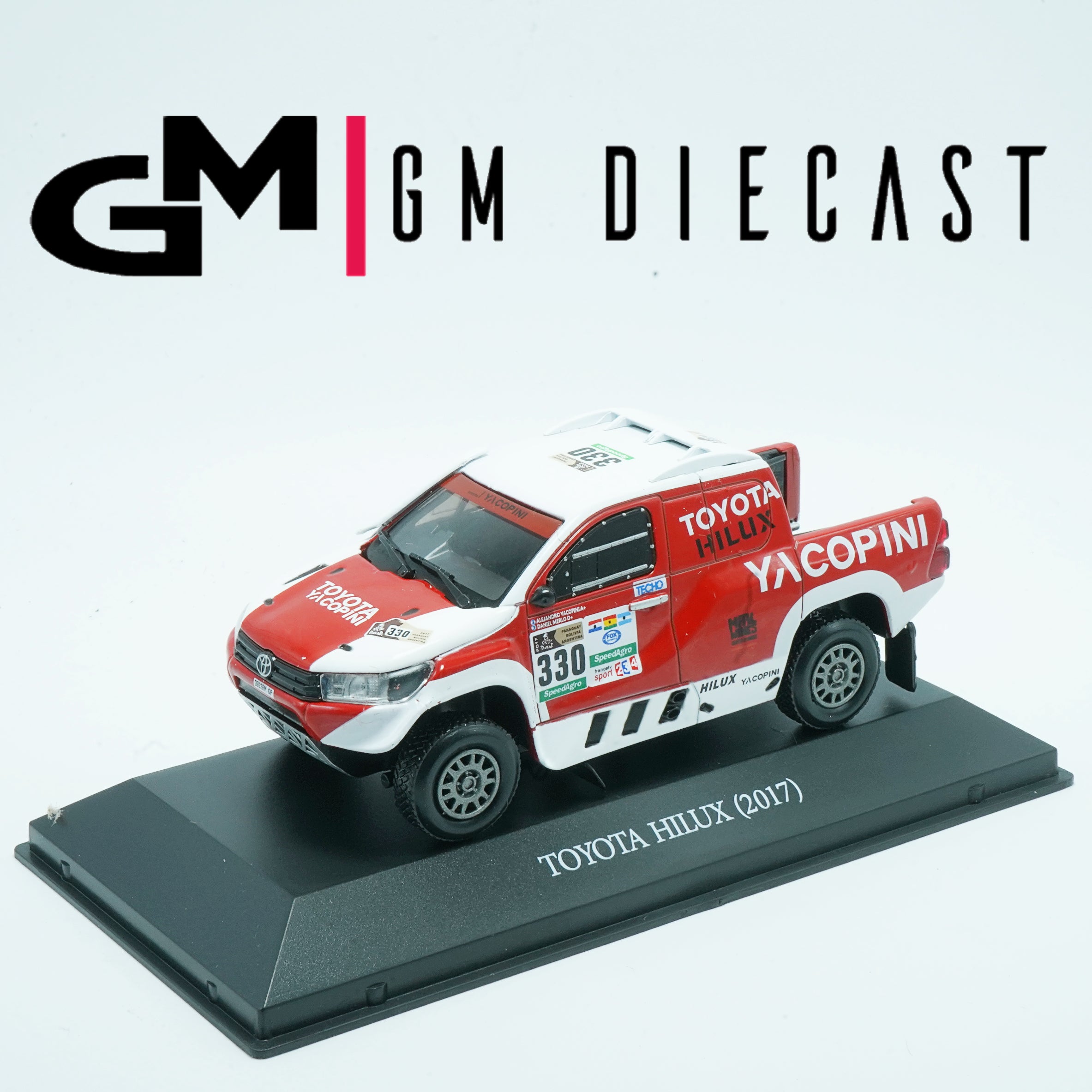 Toyota Hilux #330 Dakar 2017 A.Yacopini/D.Merlo 1/43