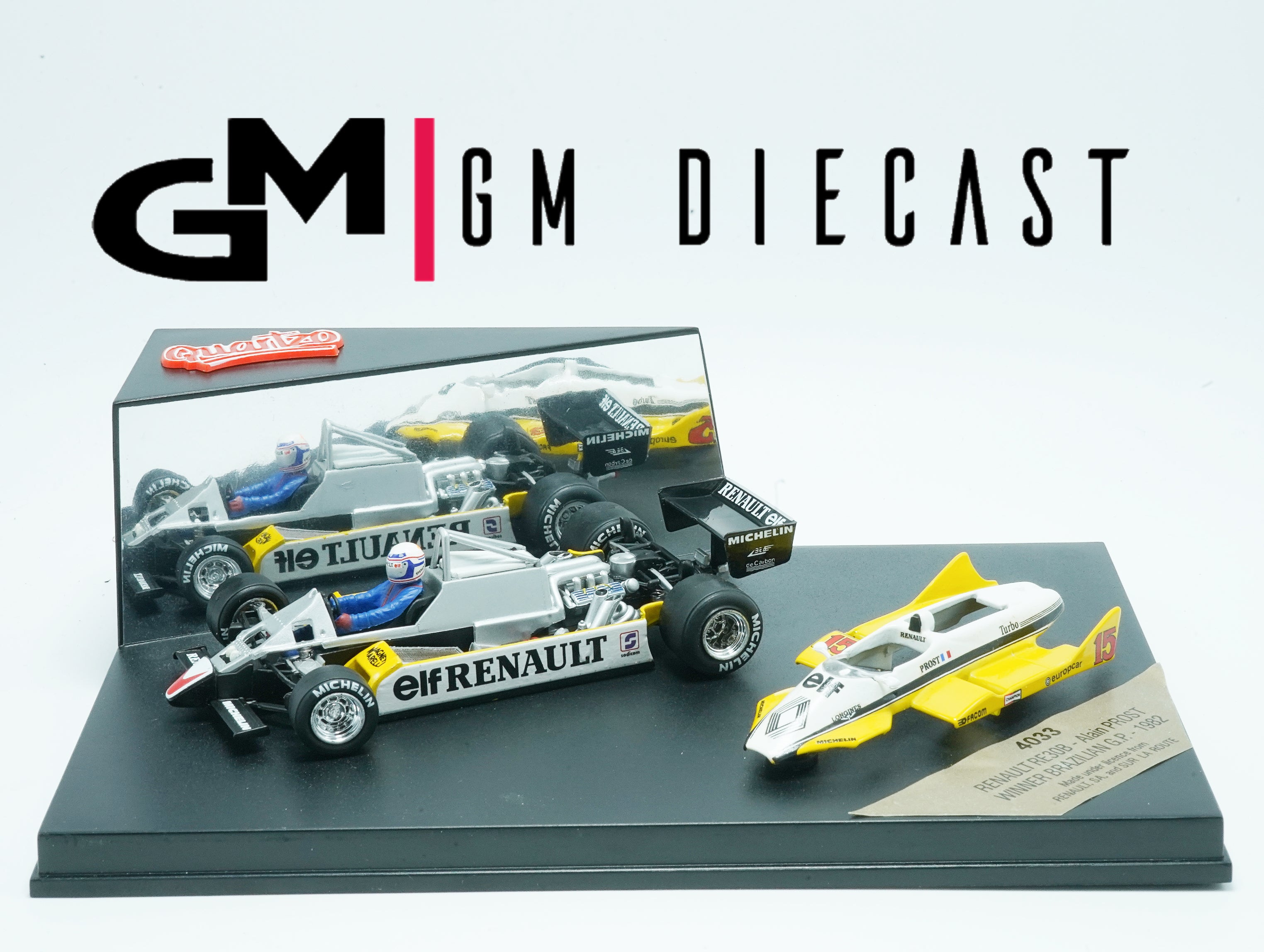 Renault RE30B #15 Winner Brasil G.P 1982 A.Perost 1:43