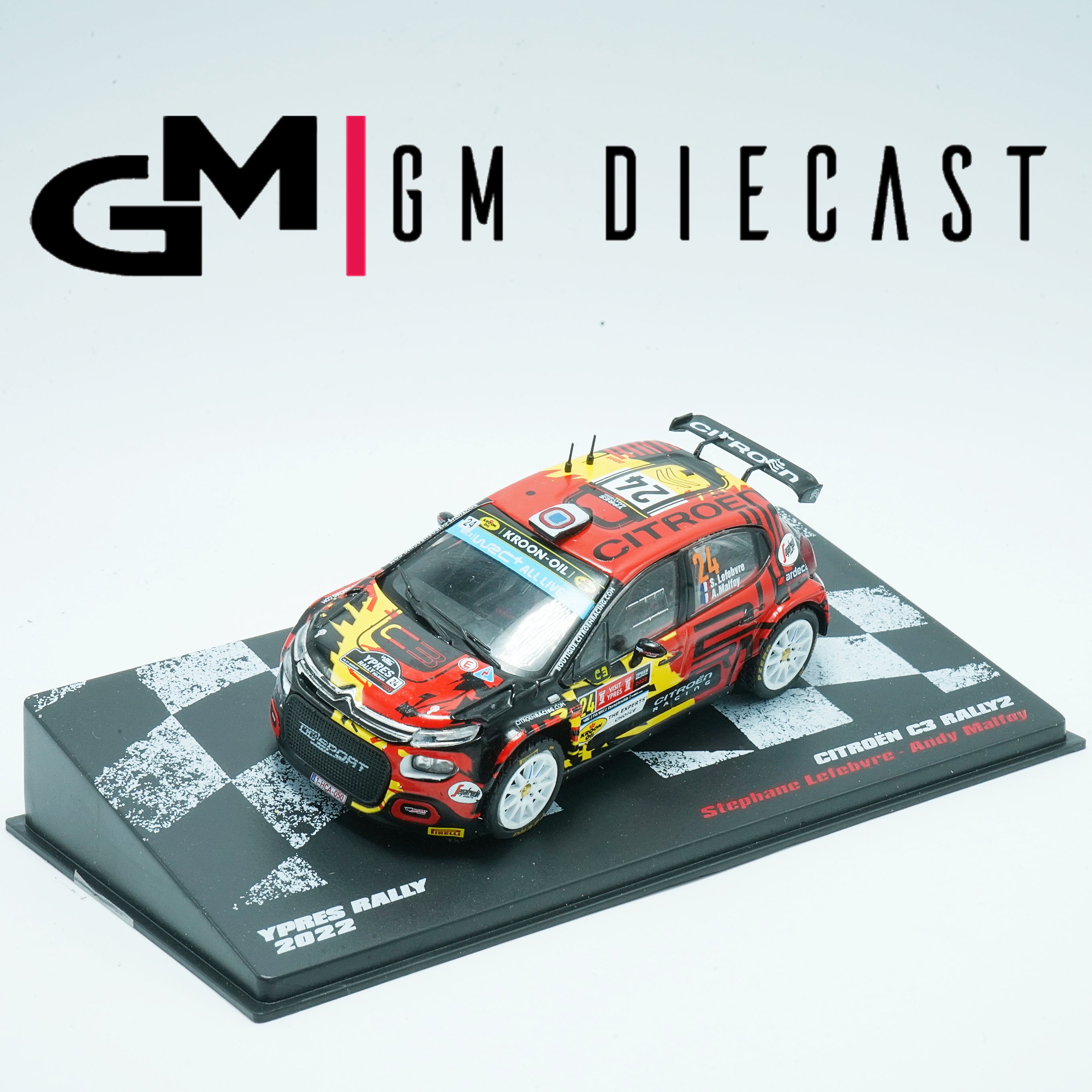 Citroen C3 Rally2 #24 Ypres 2022 S.Lefebvre/A.Malfoy