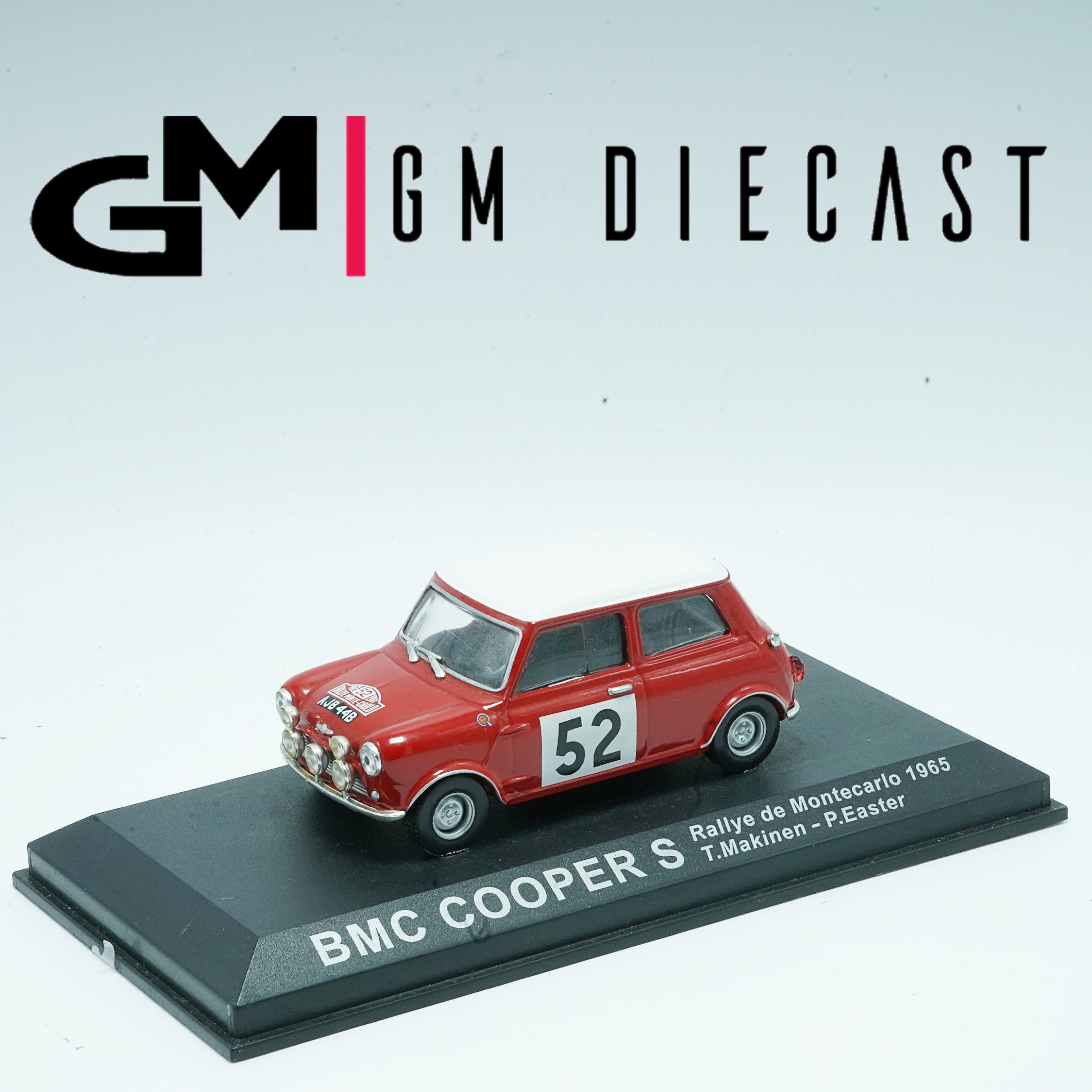 Bmc Cooper S #52 Monte Carlo 1965 T.makinen/P.Easter