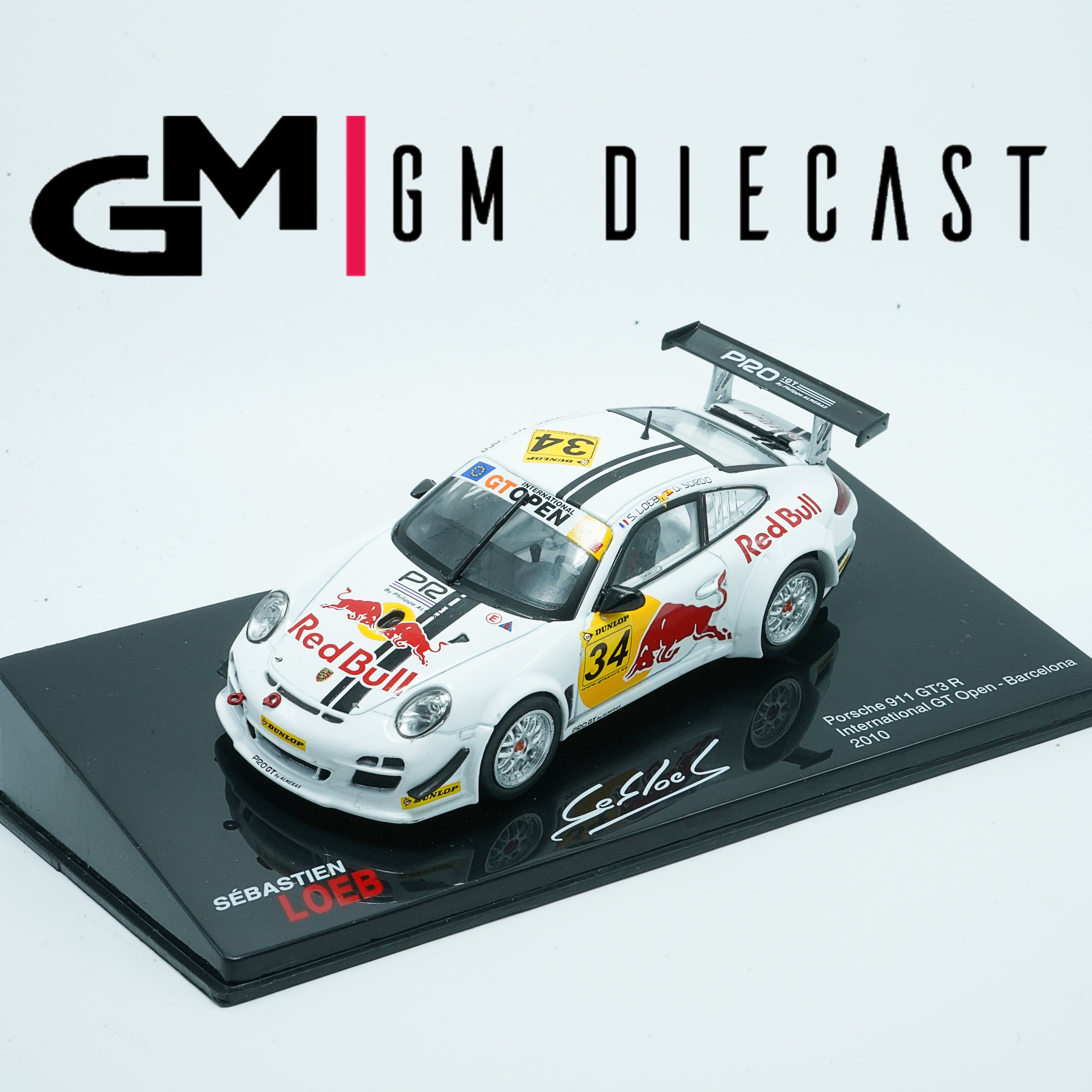 Porsche 911 GT3 R #34 Inter. GT Open Barcelone 2010 S.Loeb