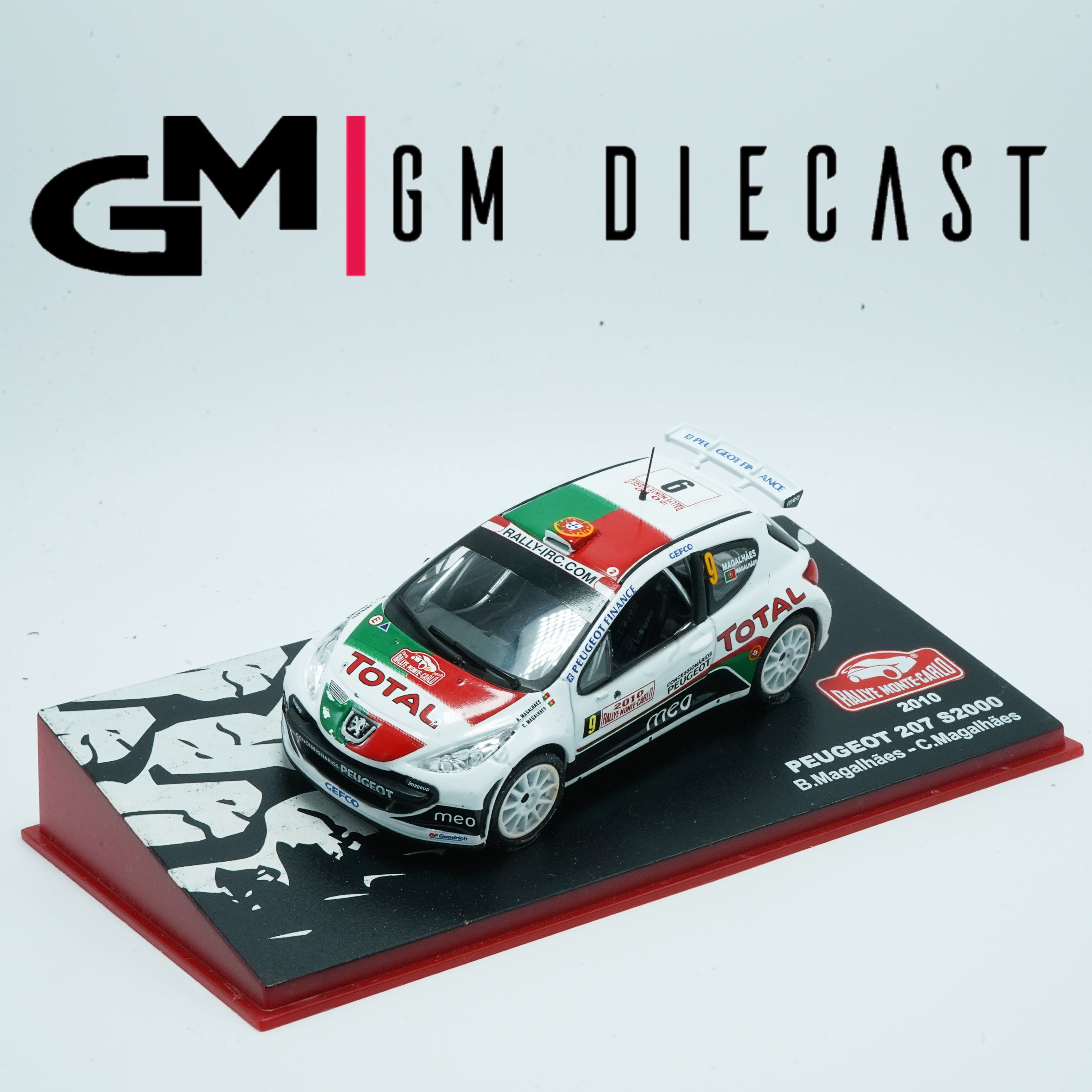 Peugeot 207 S2000 #9 Monte Carlo 2010 B.Magalhaes/C.Magalhaes