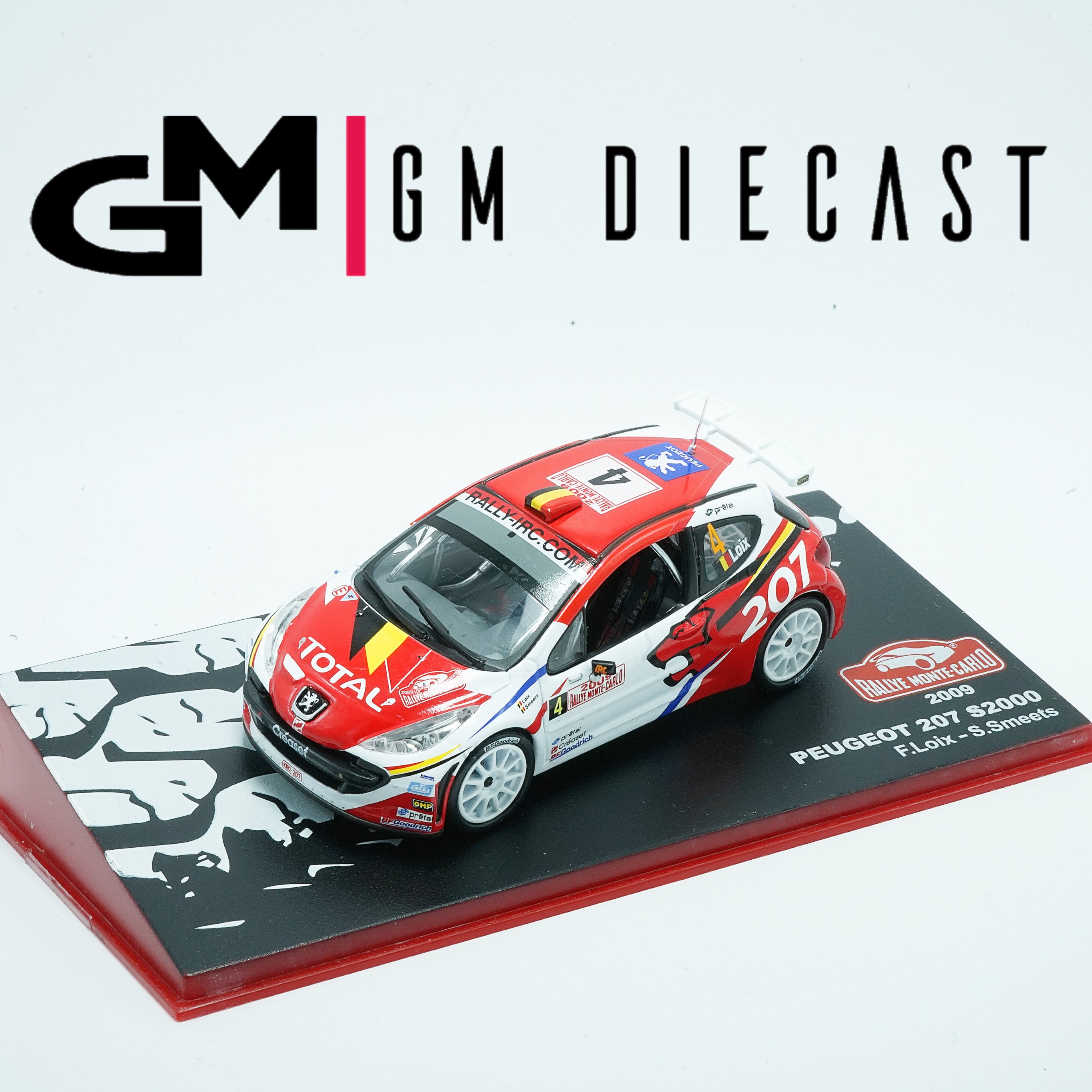 Peugeot 207 S2000 #4 Rally Monte Carlo 2009 F.Loix/S.Smeets 1/43