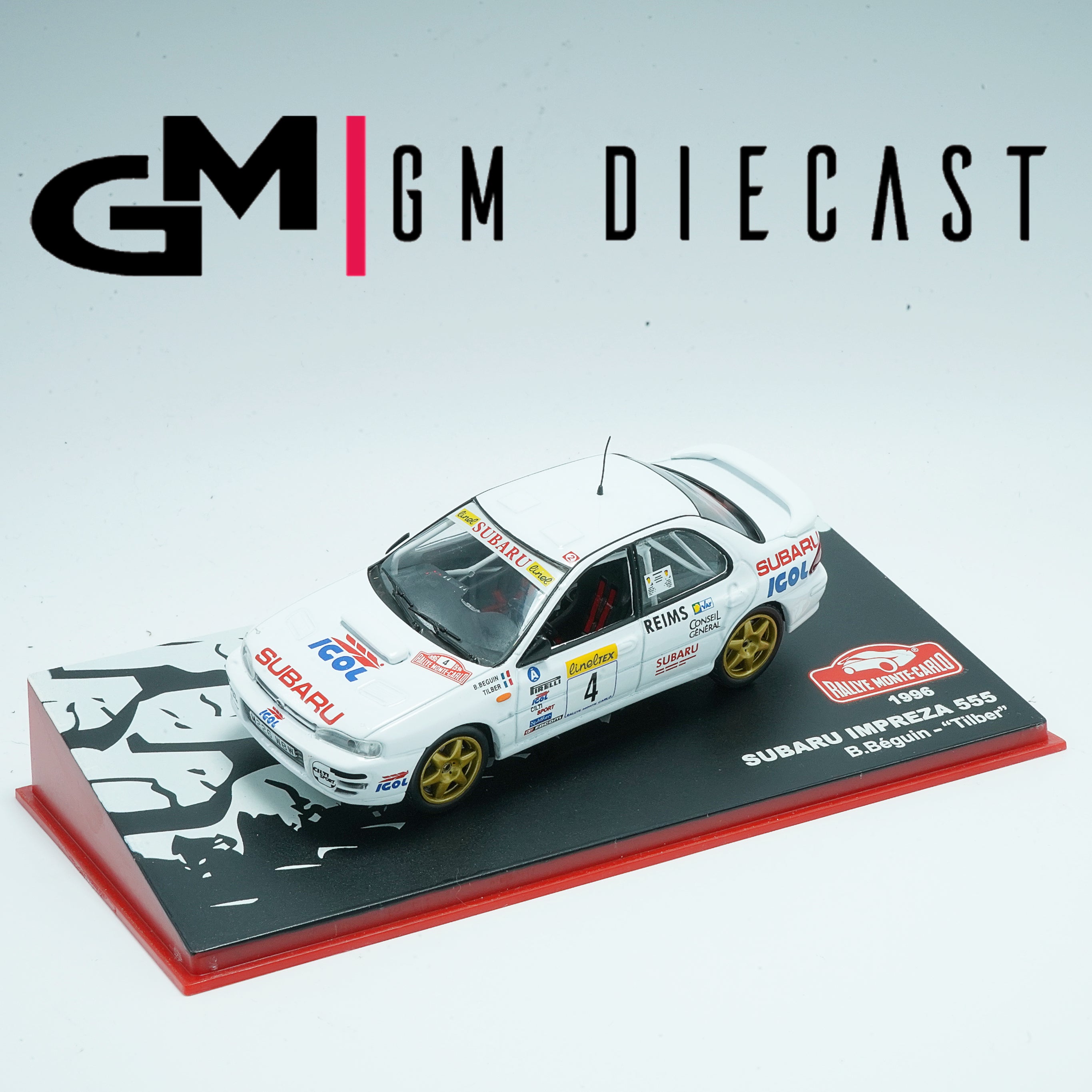 Subaru Impreza 555 #4 Monte Carlo 1996 B.Béguin/"Tilber"