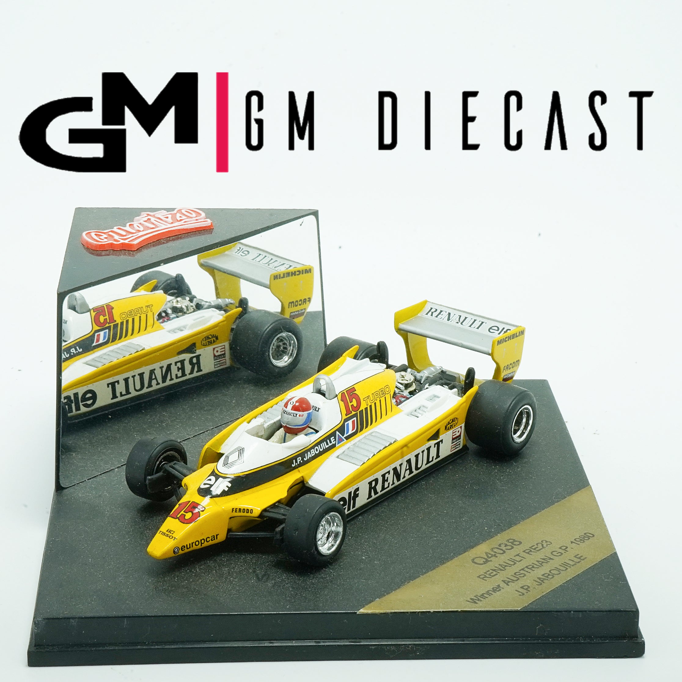 Renault RE23 #15 Winner Austrian 1980 J.P.Jabouille 1:43