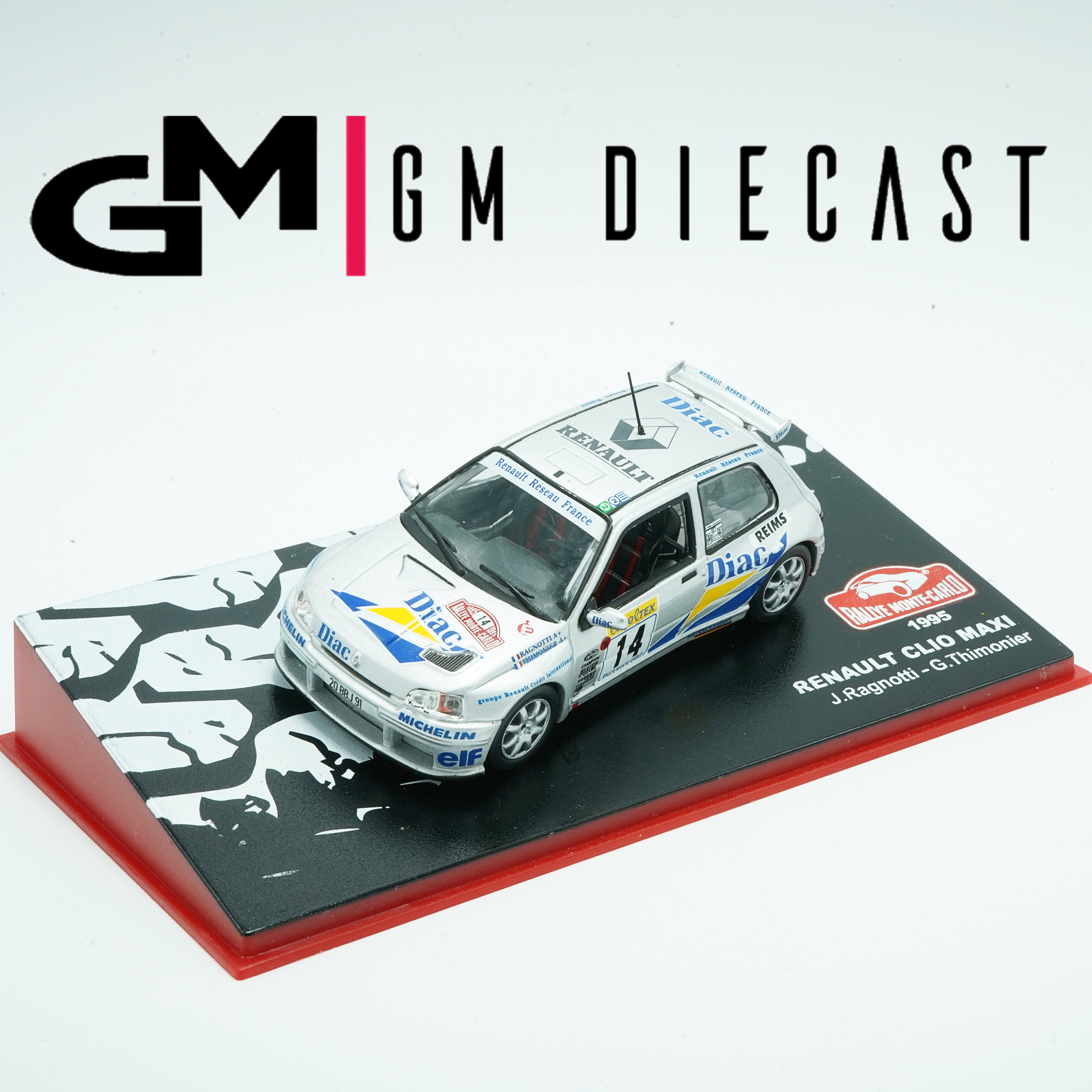 Renault Clio Maxi #14 Rally Monte Carlo 1995 J.Ragnotti/G.Thimonier