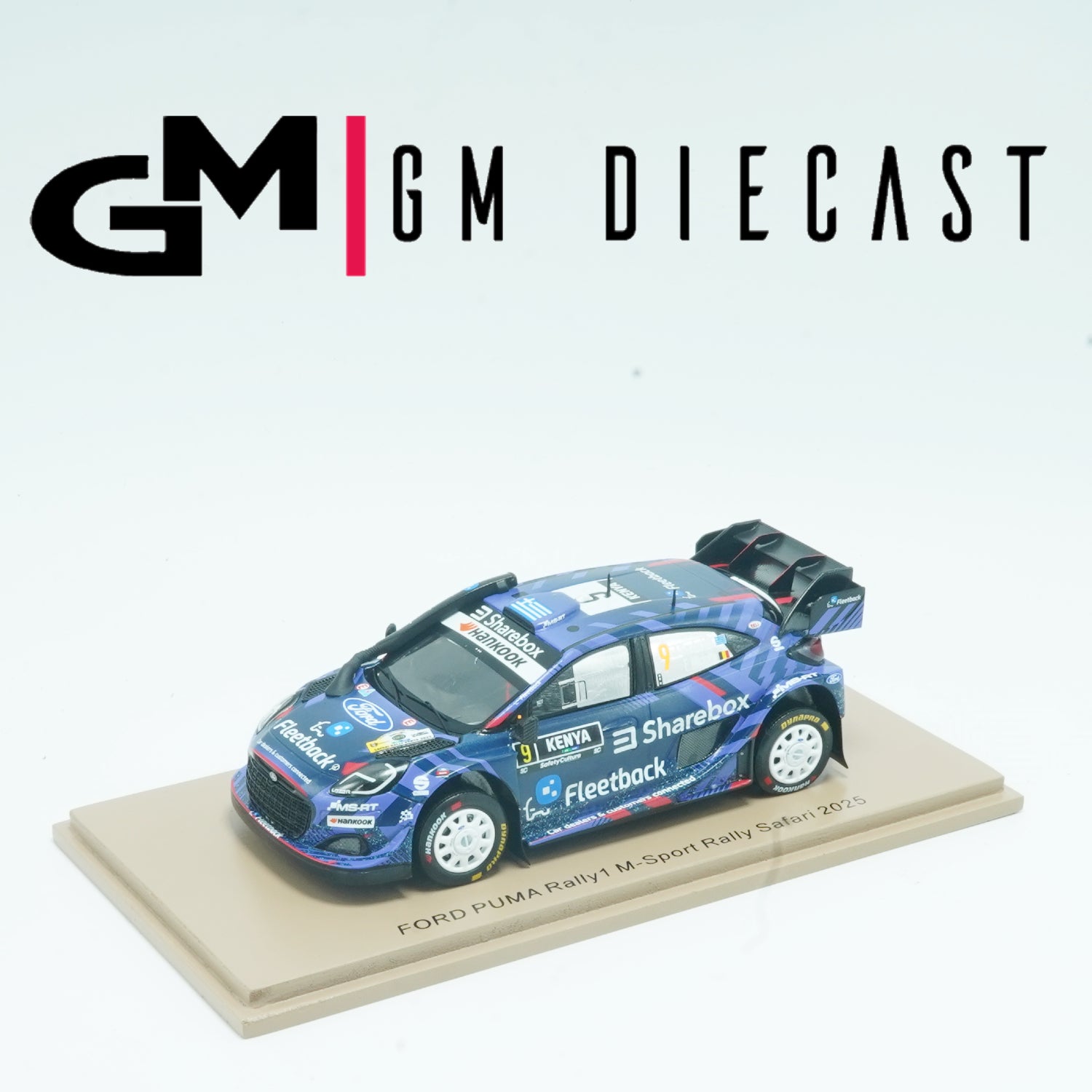 Ford Puma #9 Rally Safari 2025 Serderidis, Miclotte 1/43