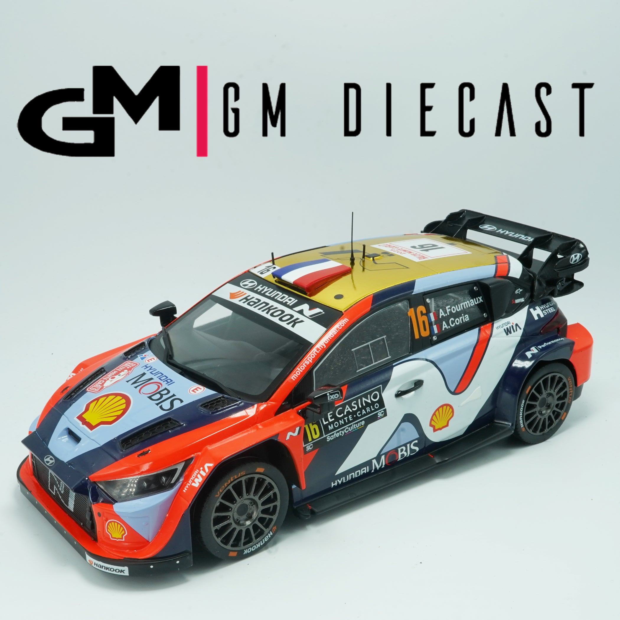 Hyundai i20 N #16 Rally Monte Carlo 2025 Fourmaux, Coria 1/18