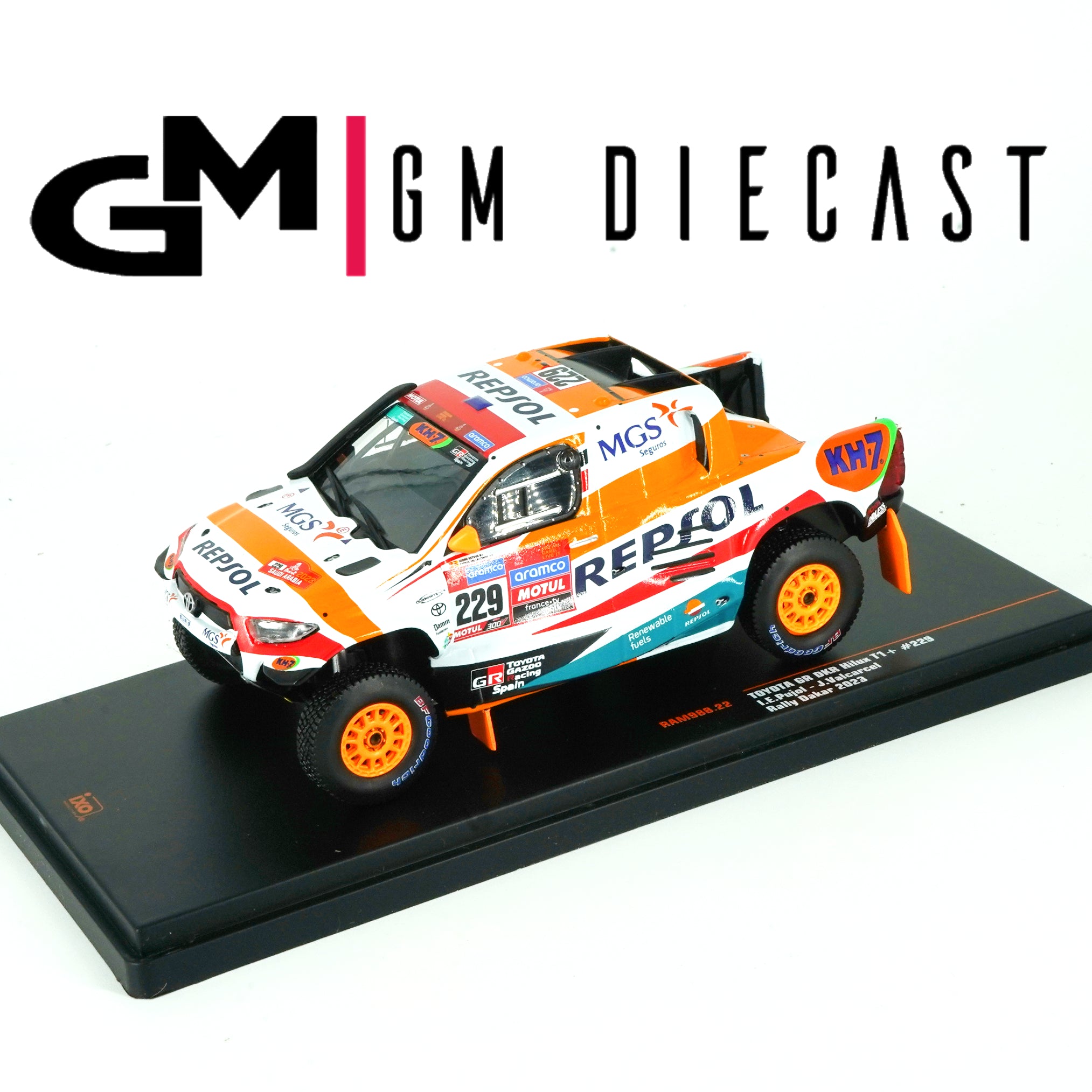 Toyota GR DKR Hilux T1+ #229 Rally Dakar 2023 Pujol, Valcarcel 1/43