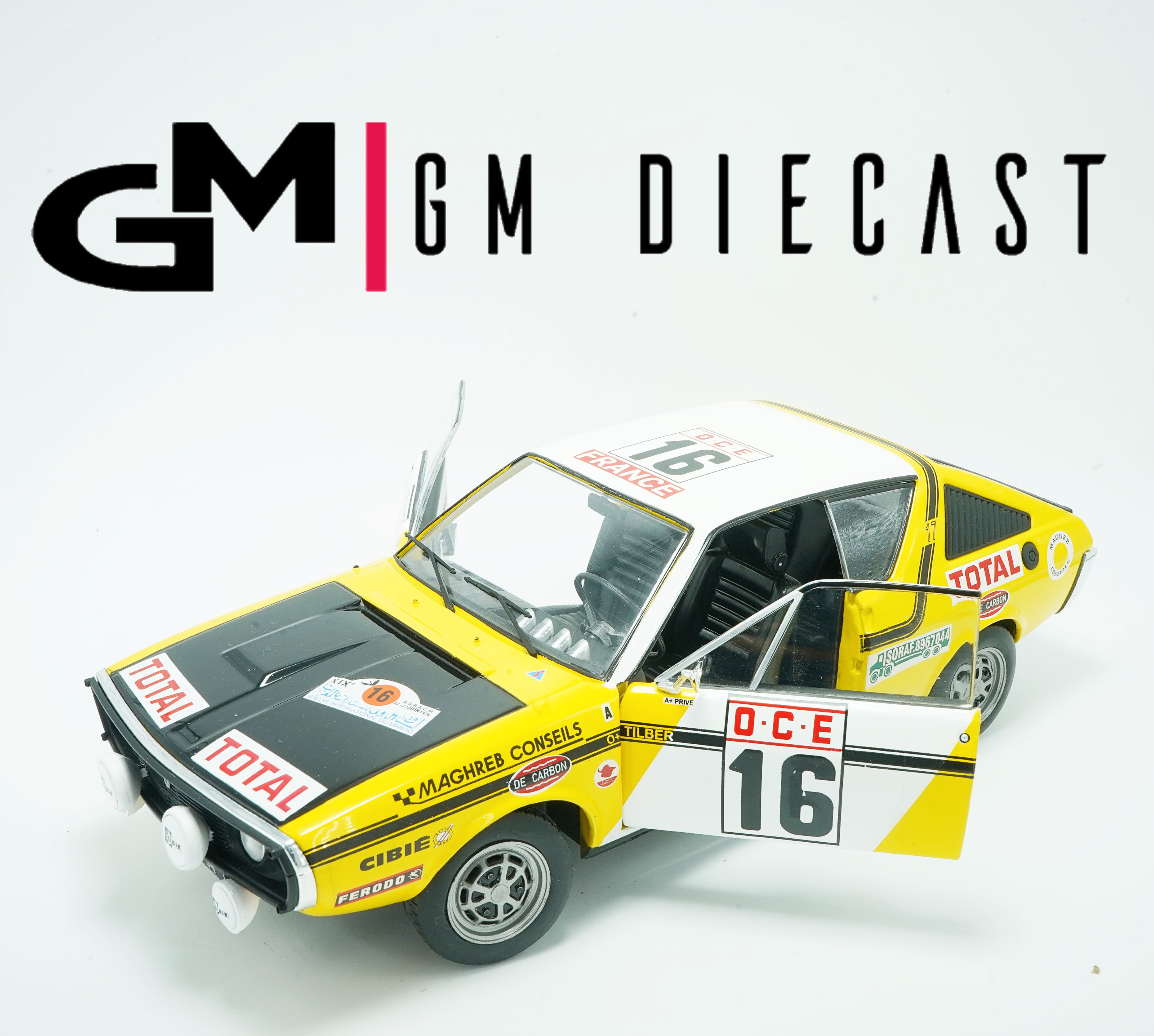 Renault 17 #16  Rally Maroc 1976 O.Tilber 1/18