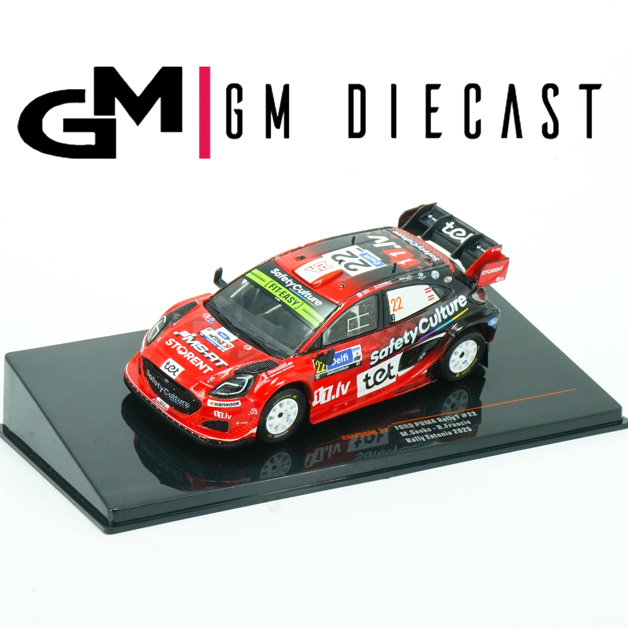 Ford Puma #22 Rally Estonia 2025 Sesks, Francis 1:43