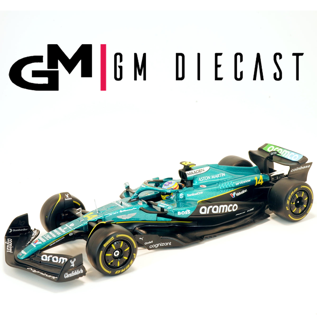 aston martin amr25 fernando alonso 1/24
