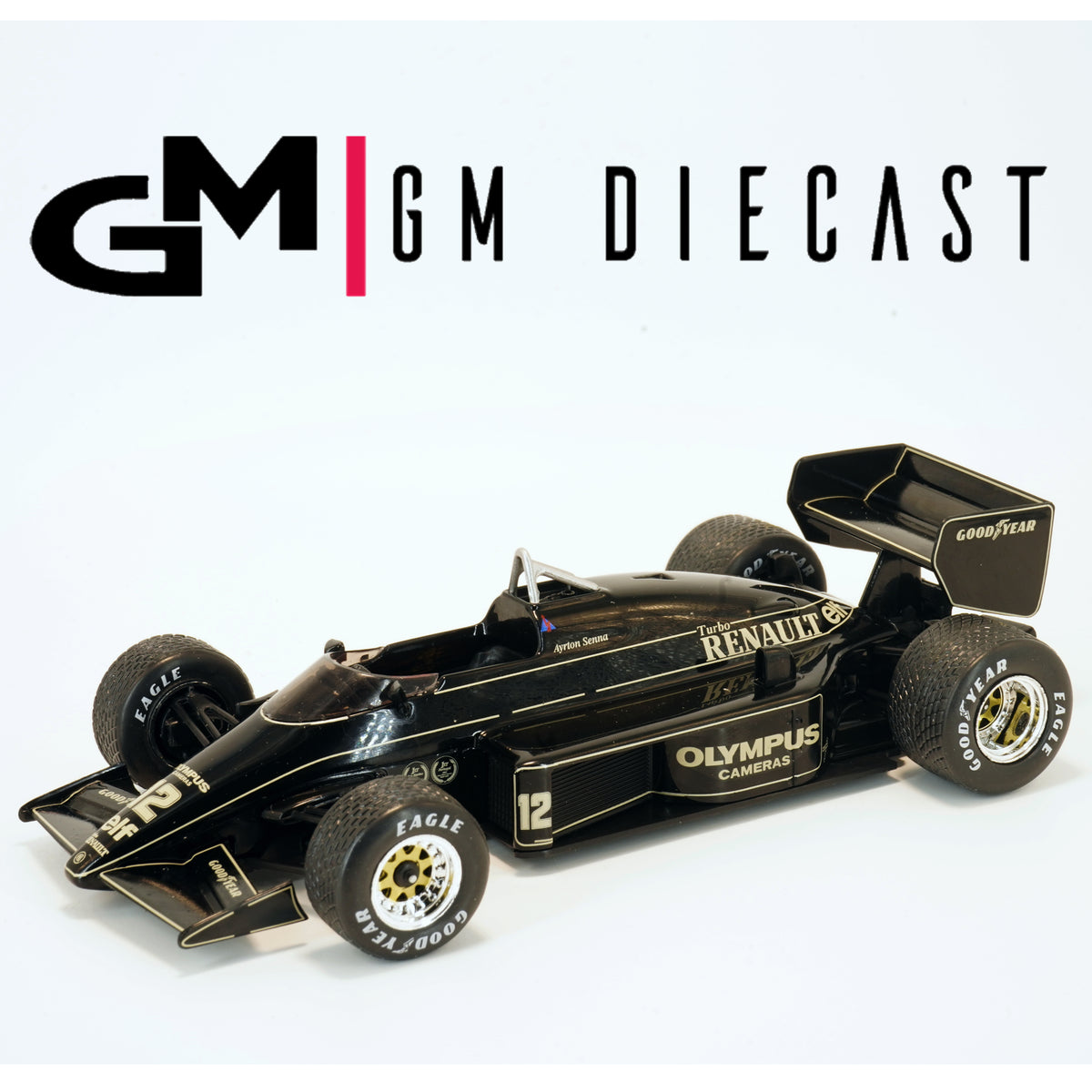 Lotus Renault 97T #12  1985 A.Senna 1/24