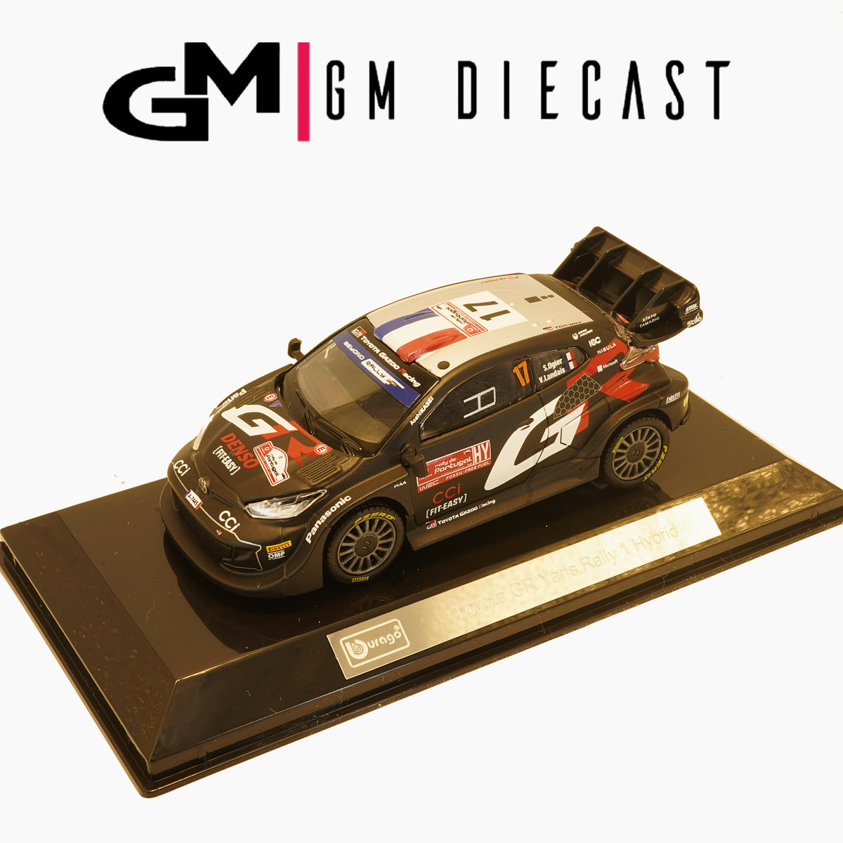 Toyota GR Yaris #17 rali de Portugal 2024 S.Ogier/V.Landais 1/43