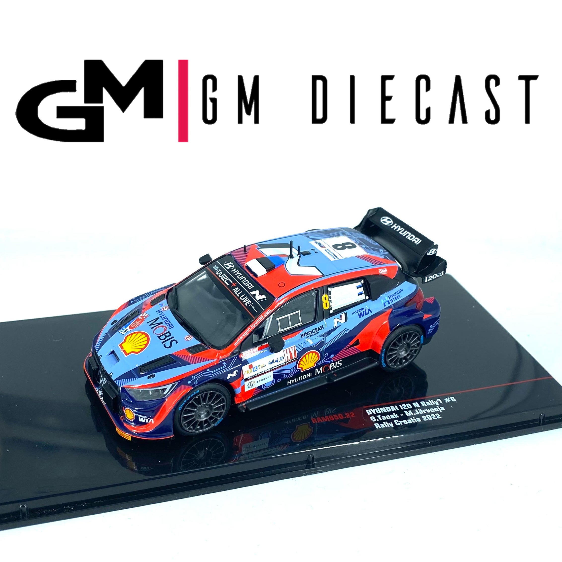 Hyundai i20 #8 Rally Croatia 2022 O.Tanak/M.Järveoja