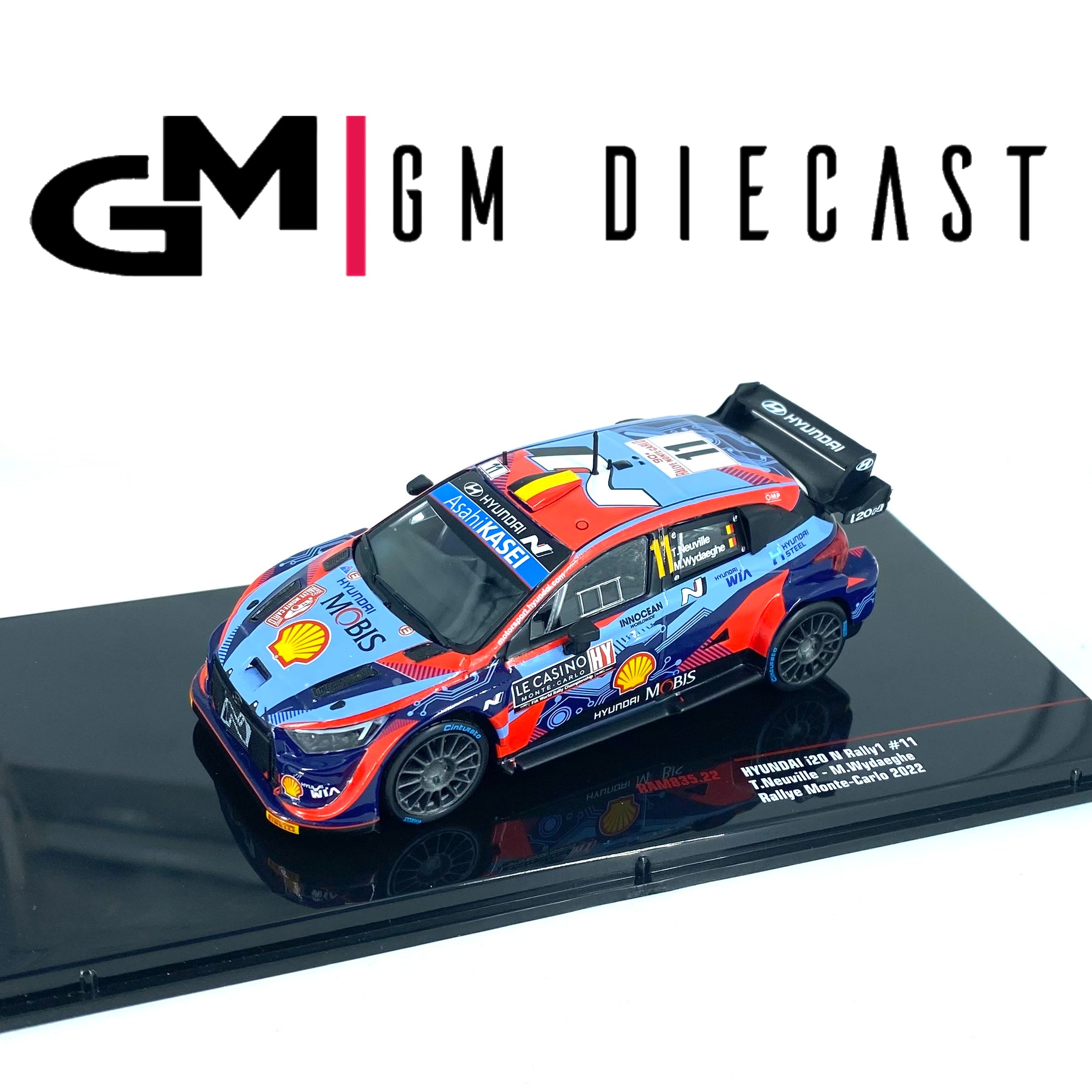 Hyundai i20 #11 Rally Monte Carlo 2022 T.Neuville/M.Wydaegho