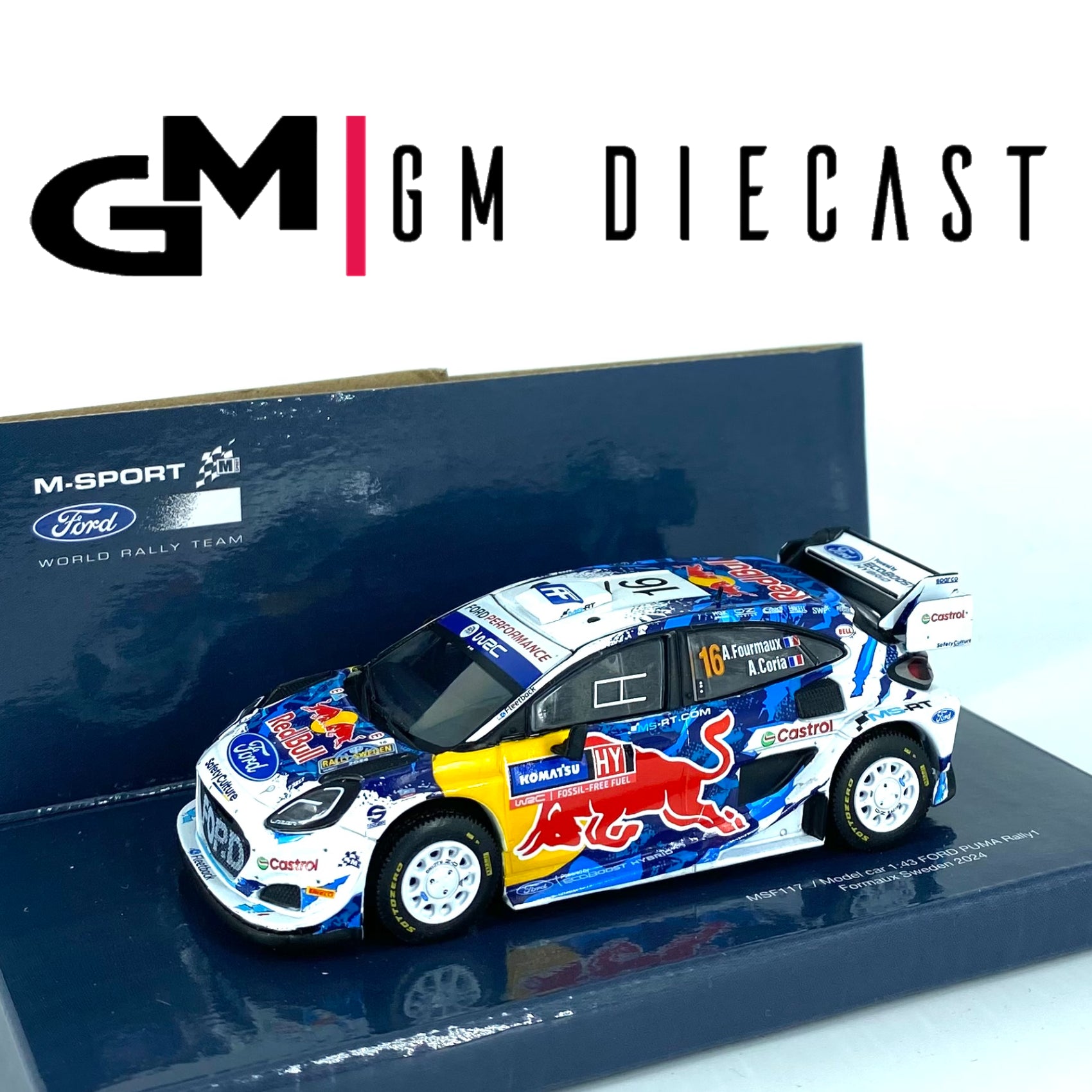 Ford Puma Rally 1 #16 Rally Sweden 2024 A.Fourmaux/A.Coria
