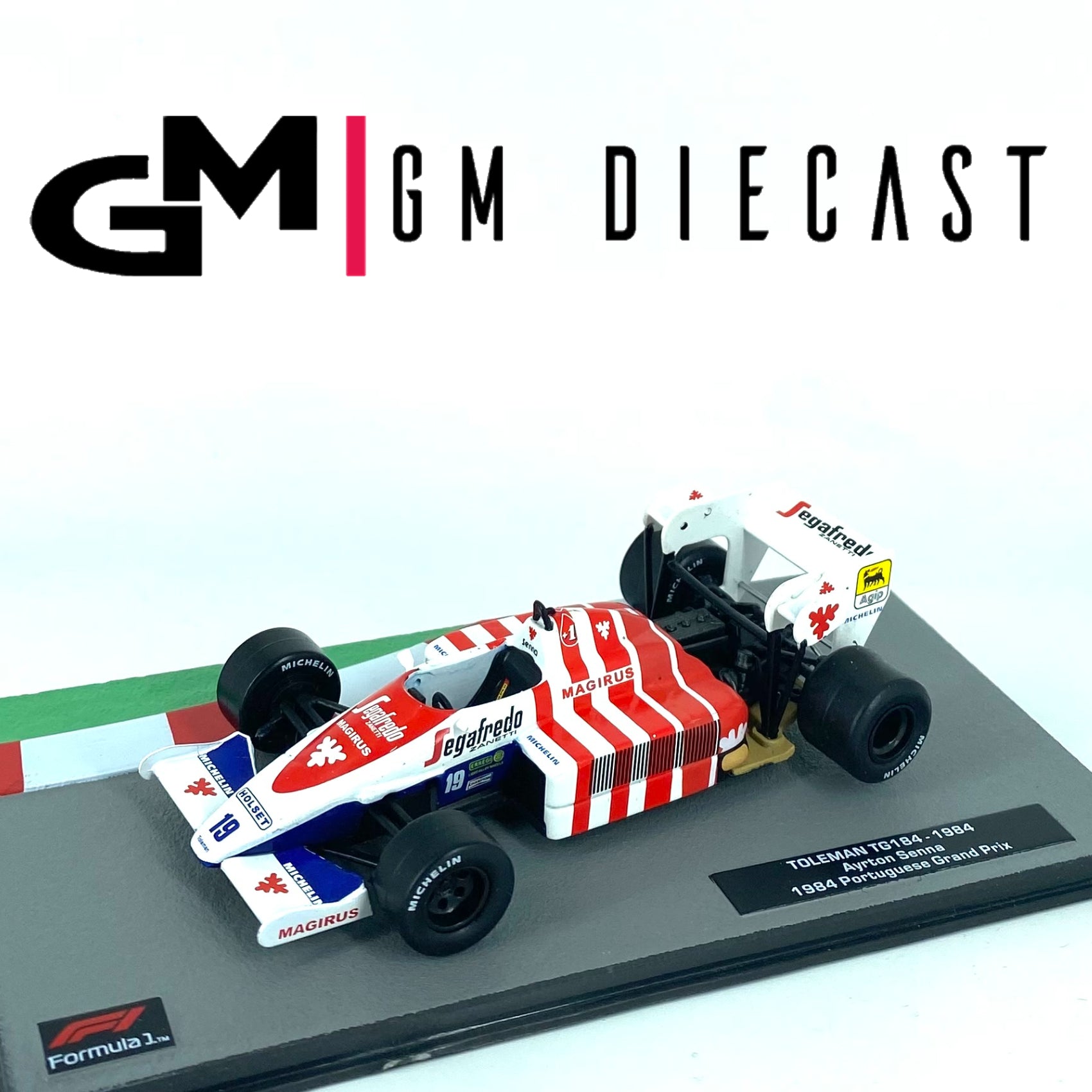 Toleman TG184 #19 GP Portugal 1984 A.Senna