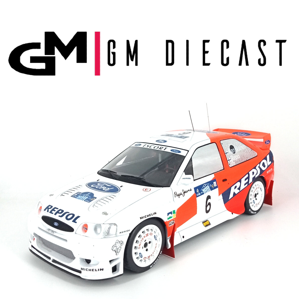 Ford Escort WRC #6 Acropolis 1997 Kankkunen/Repo 1/18