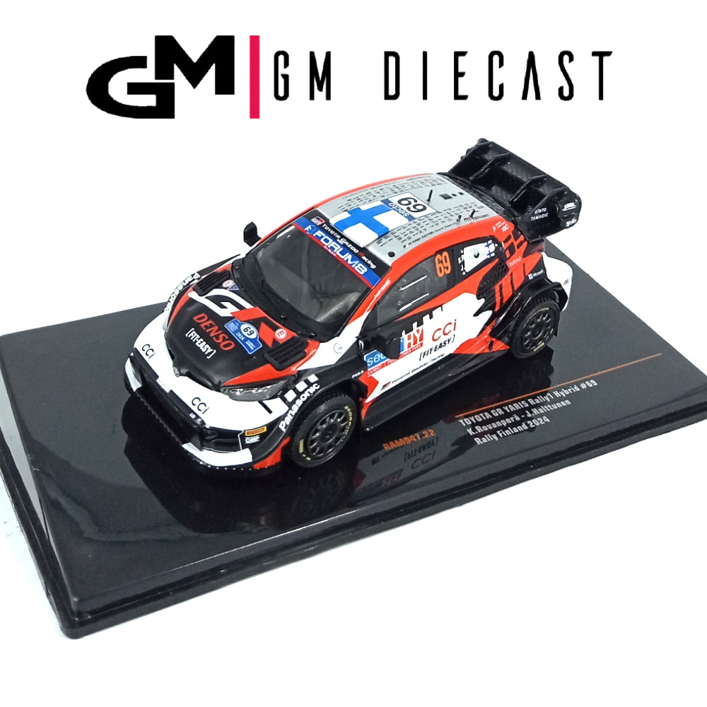 Toyota Yaris Rally1 #69 Finland 2024 Rovanpera/Haltunen