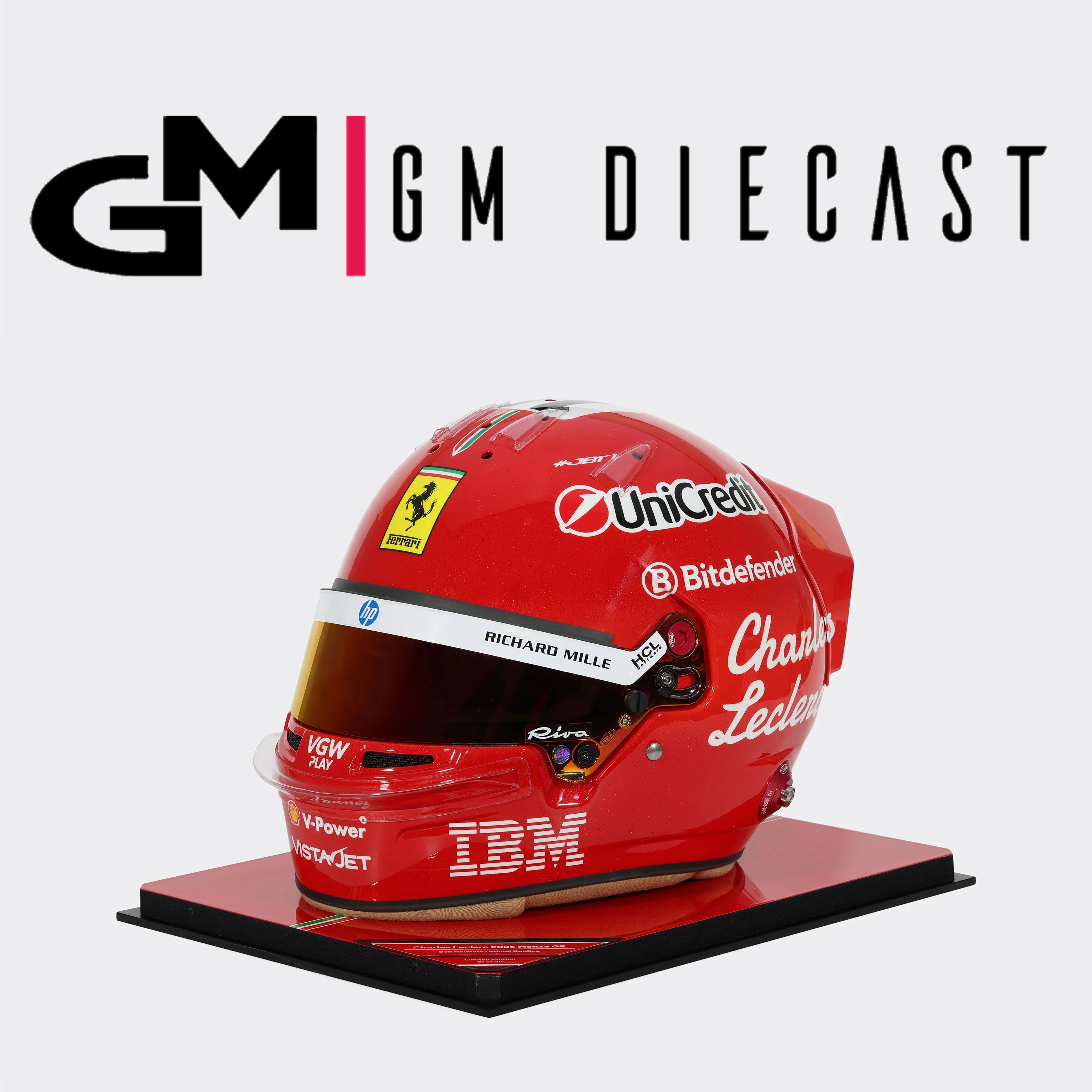 C.Leclerc GP Italia 2025 Helmet 1/5