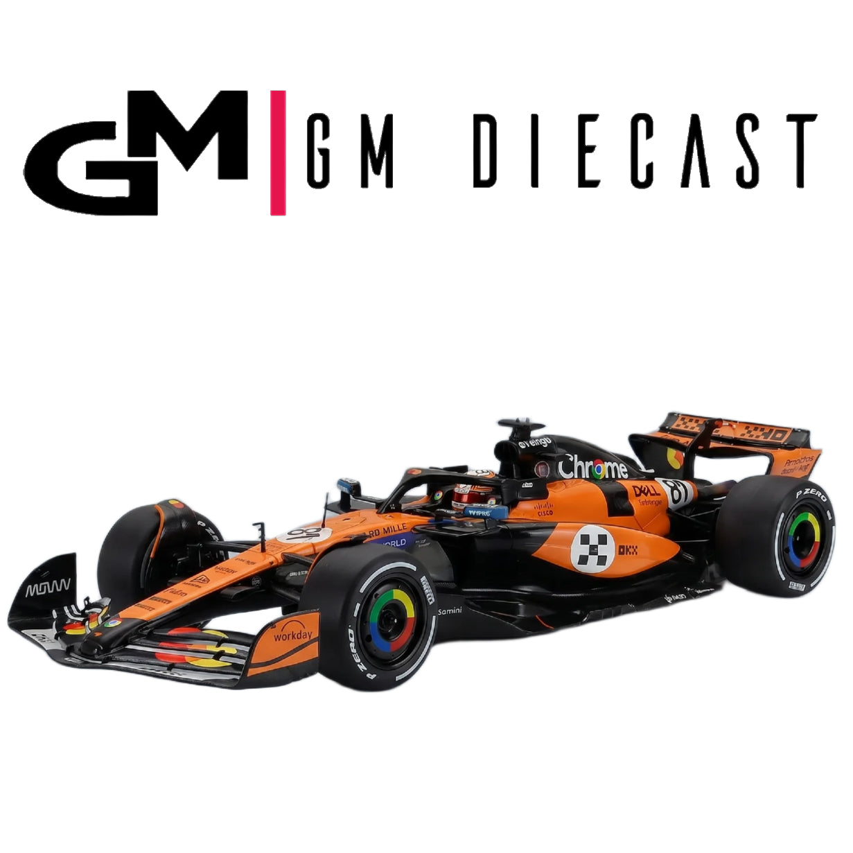 McLaren MCL39 F1 Team #81 GP 2025 Oscar 1/18