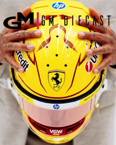 Lewis Hamilton 2025 Helmet Ferrari 1/2